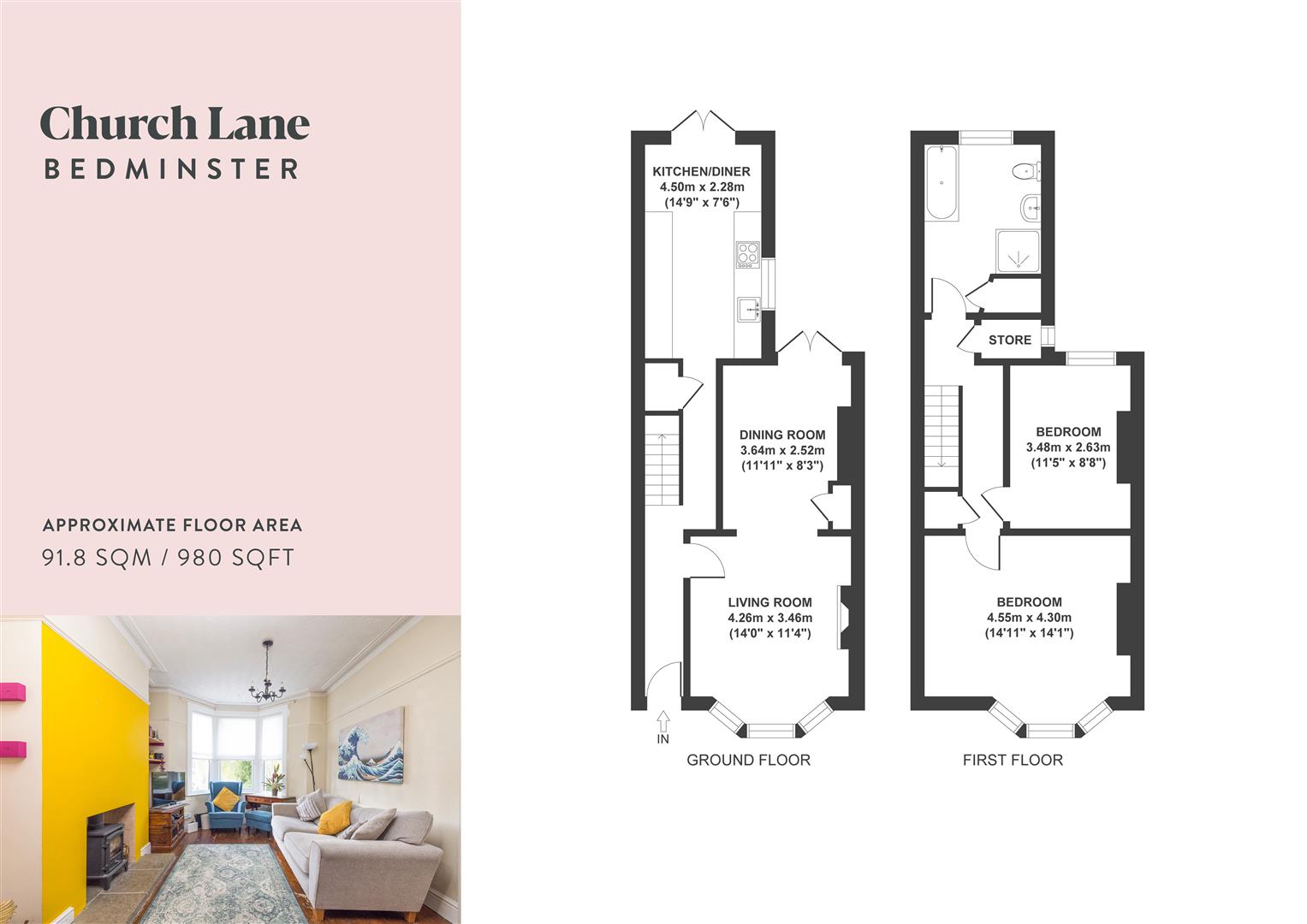 10, Church Lane, Bristol floorplan