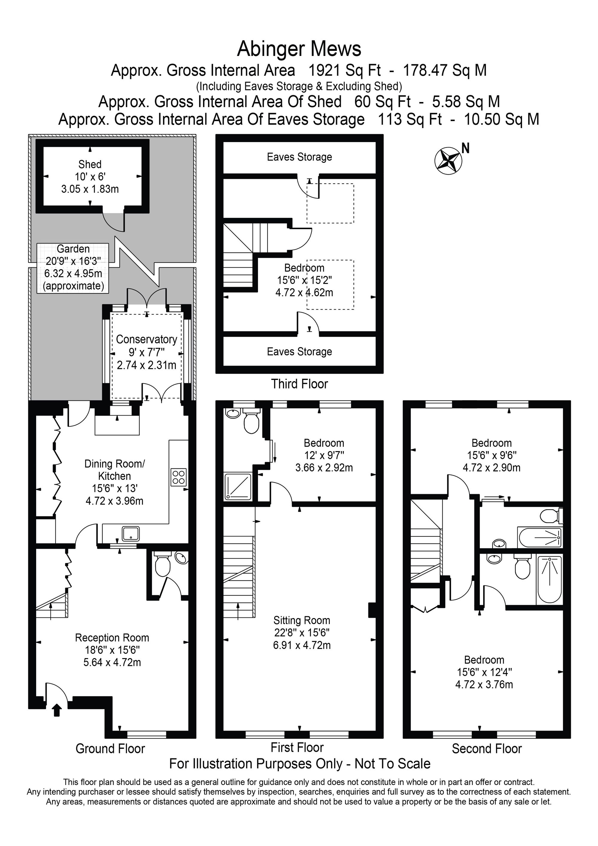 13 Abinger Mews, London floorplan