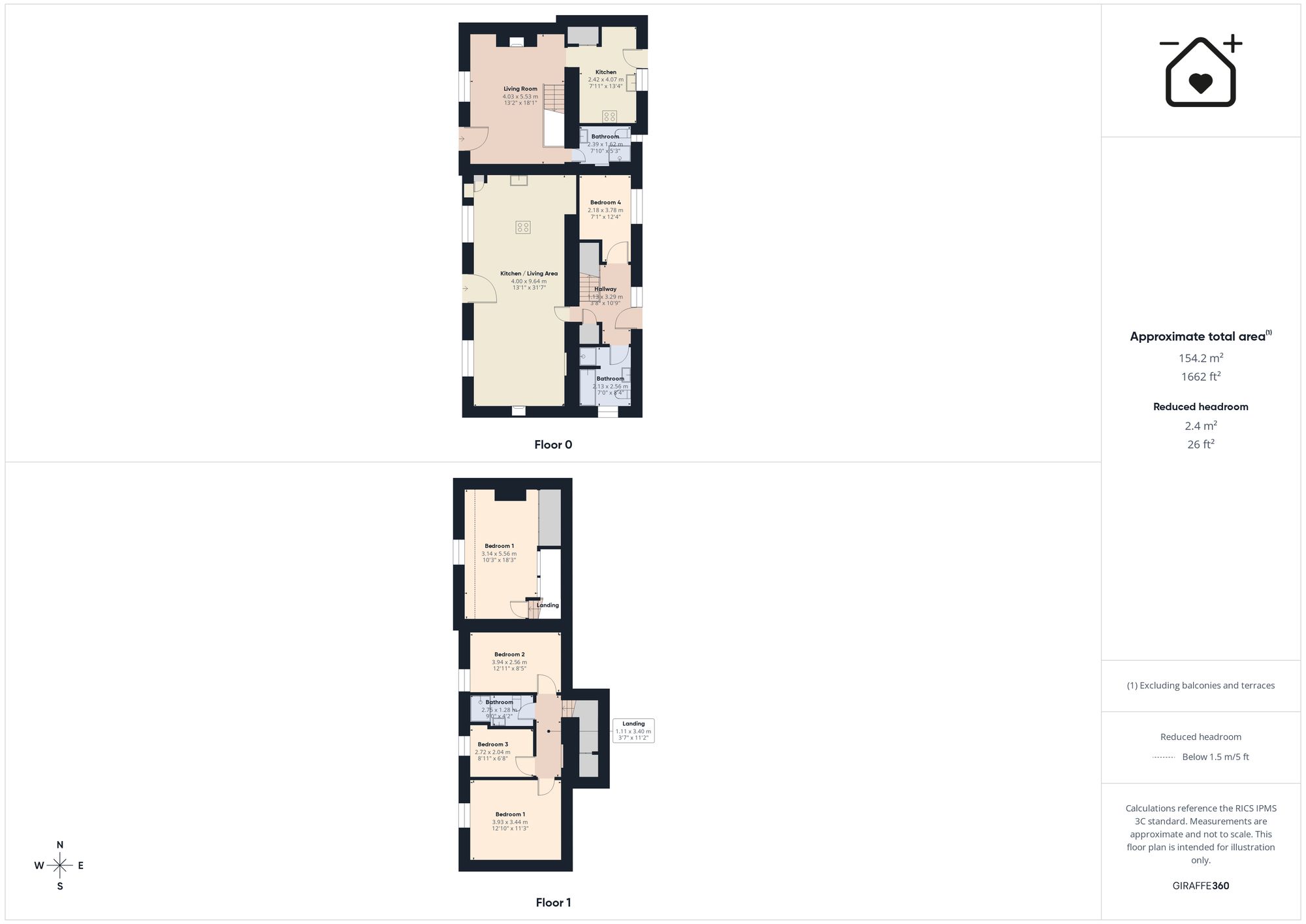 Kilvelgy Farm, Kilgetty floorplan