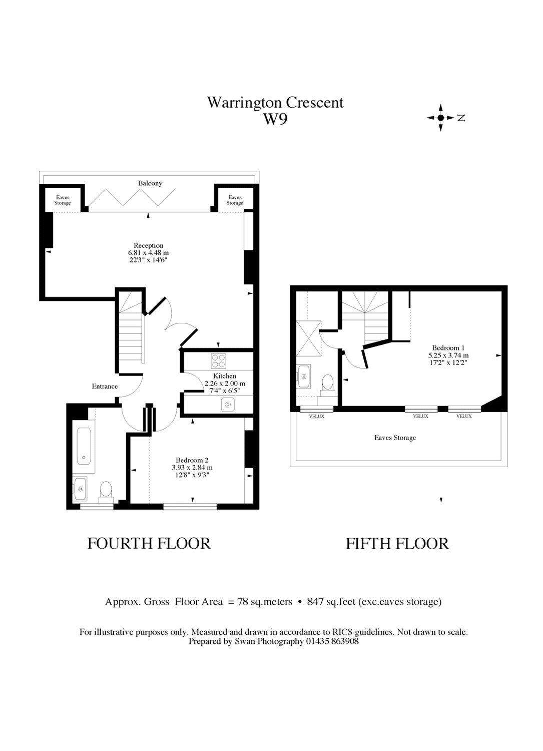 Warrington Crescent, Little Venice W9, 2 bedroom flat for sale