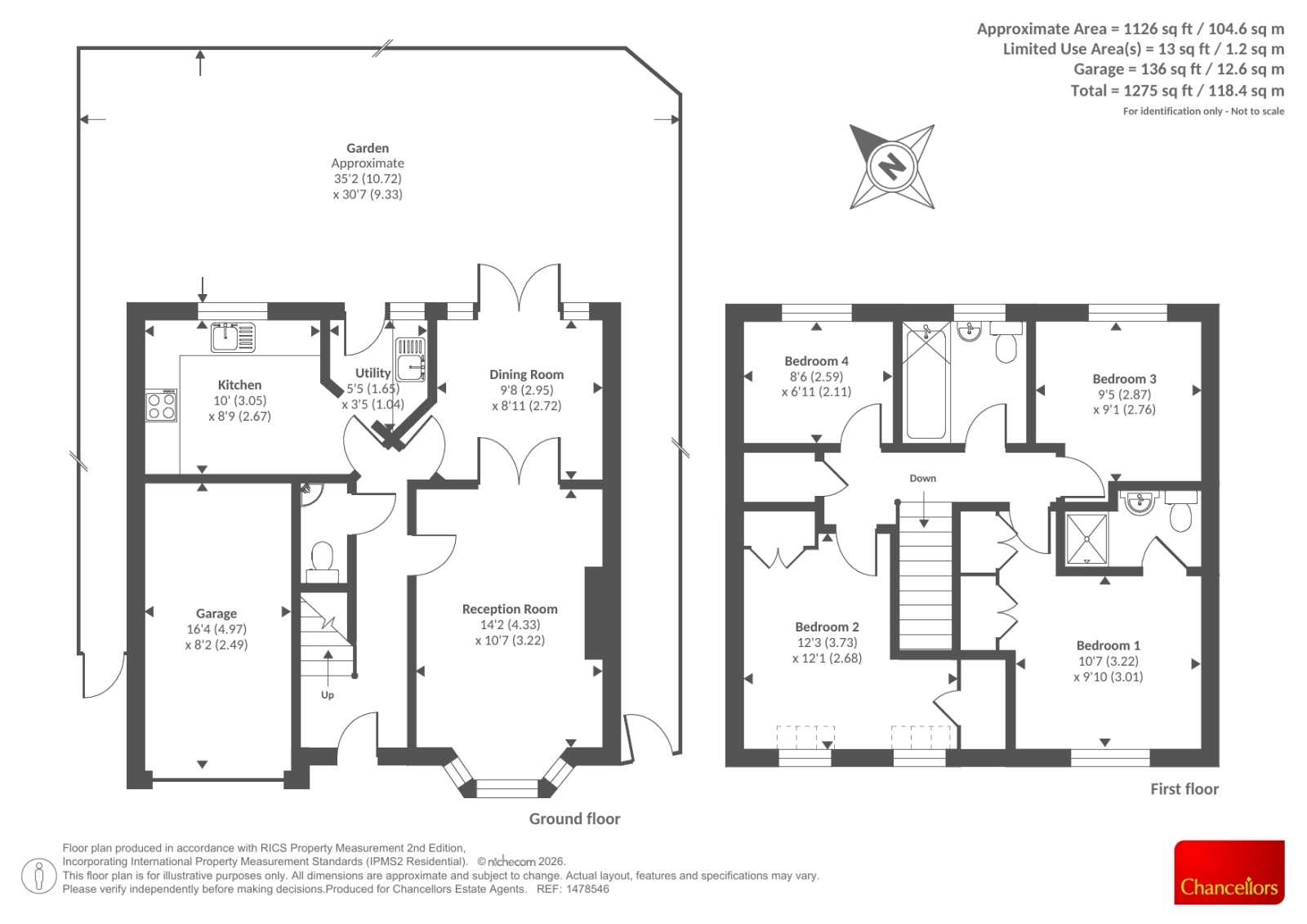 12, Ashgrove, Shipston-On-Stour floorplan