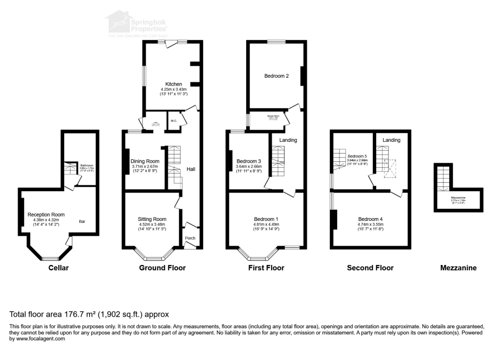 28, Princess Road, Manchester floorplan