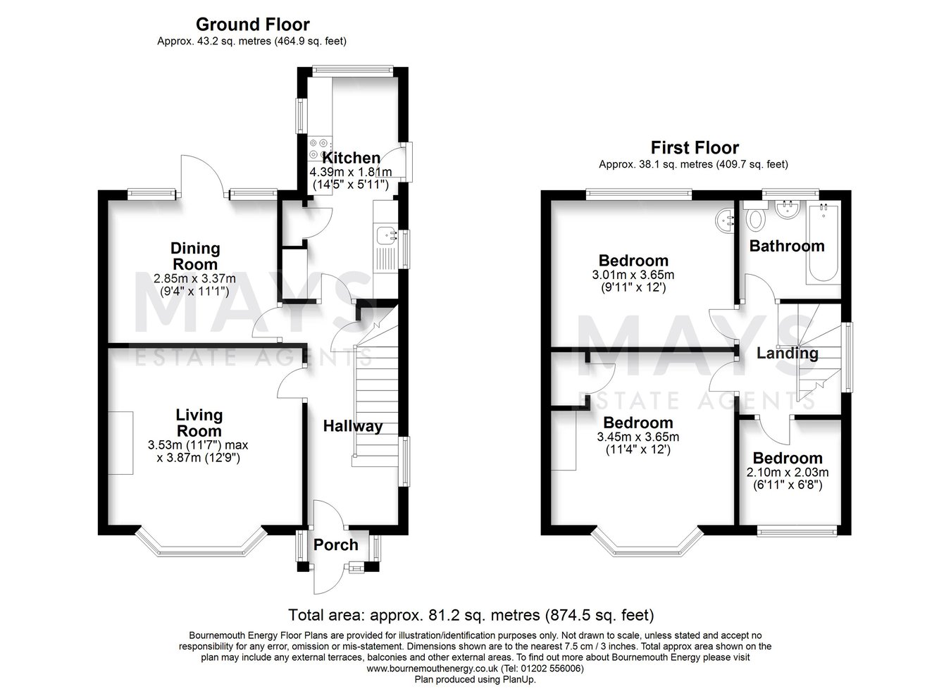 2, Selworthy Close, Whitecliff floorplan