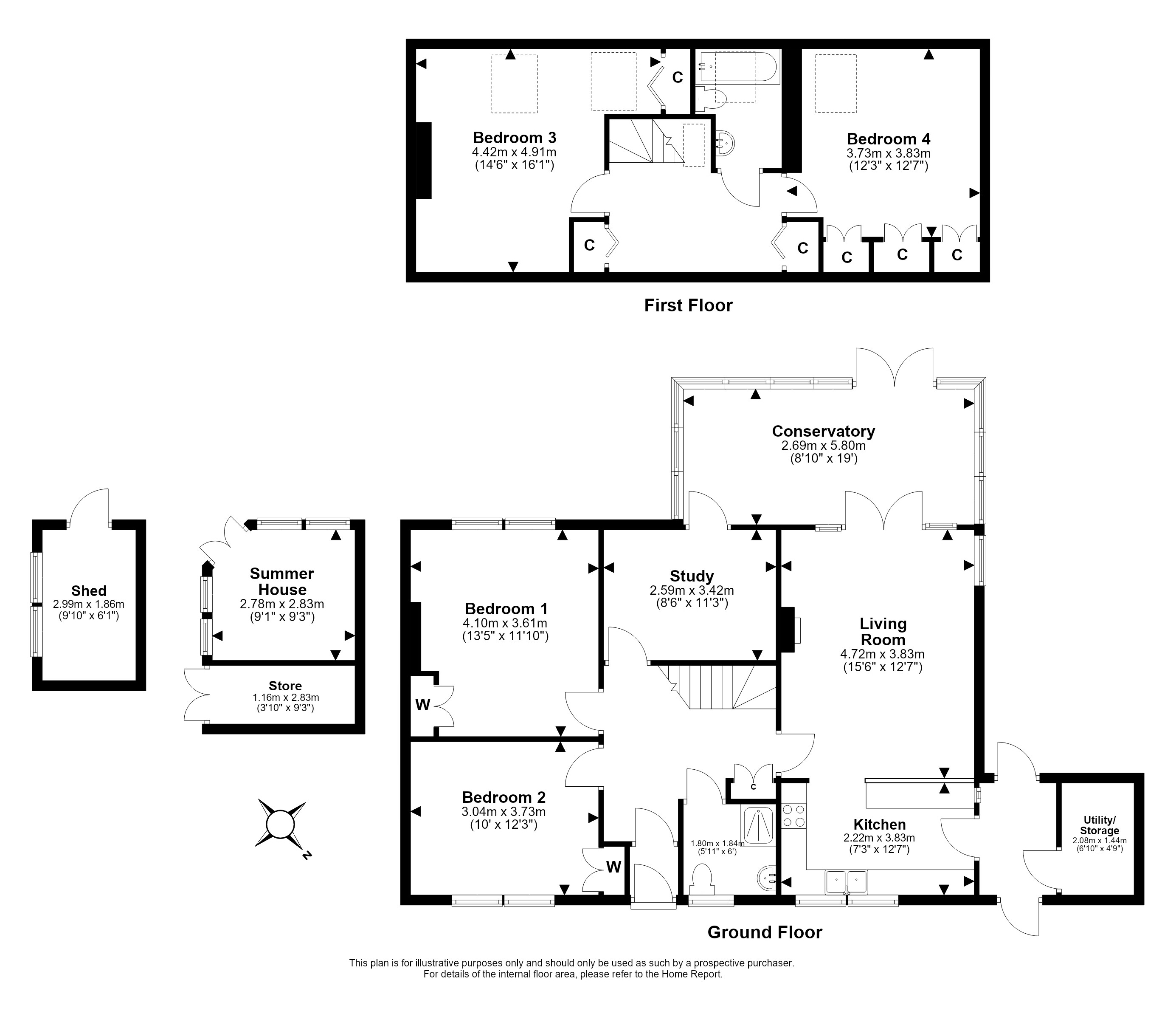 48, Temple Village, Gorebridge floorplan