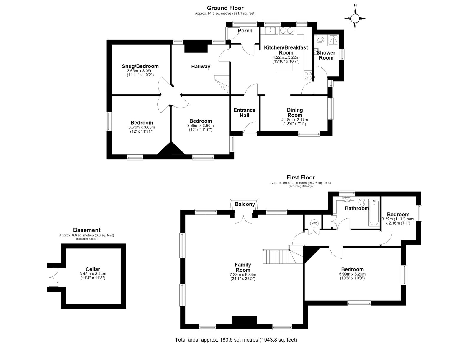Old School House, Gloucester Road, Newent floorplan