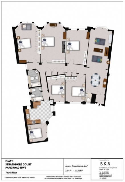 6 Bedrooms Flat to rent in Strathmore Court, 143 Park Road, Regent's Park, London NW8