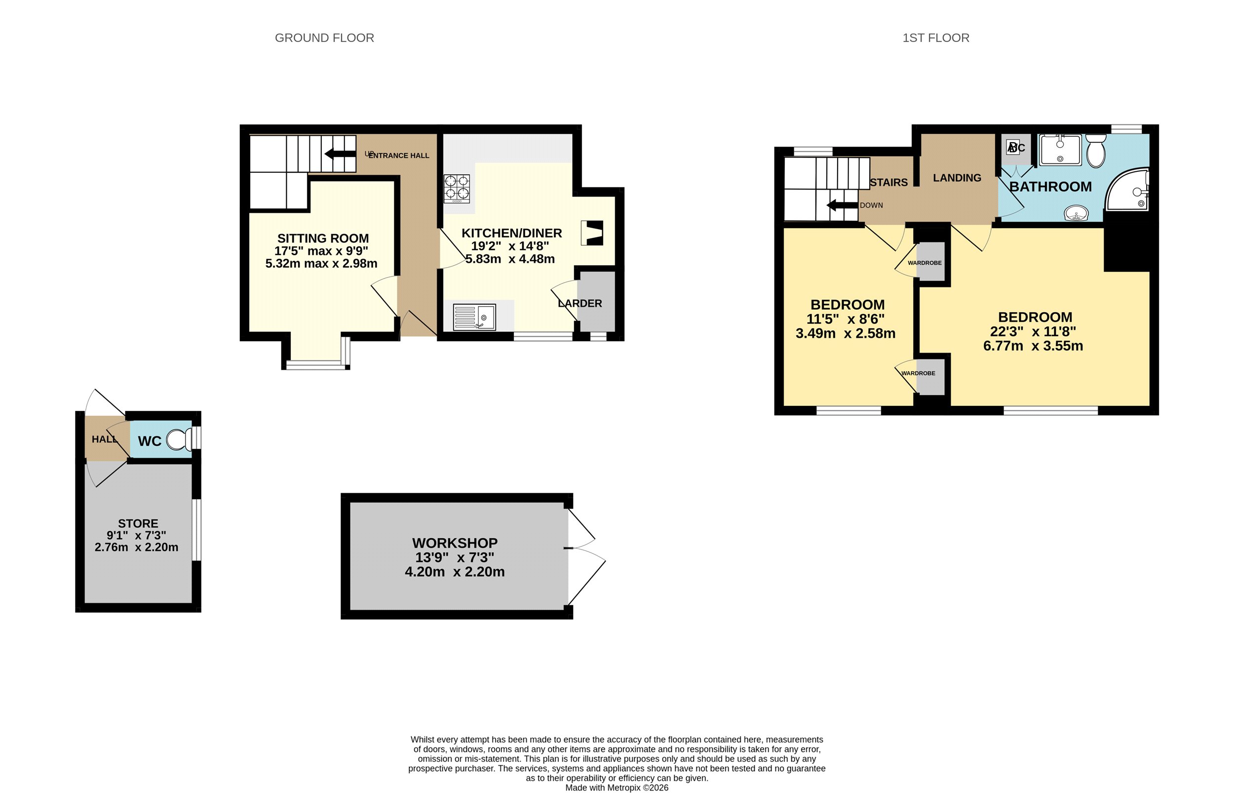 2 Belle Vue,, Quay Street, Somerset floorplan