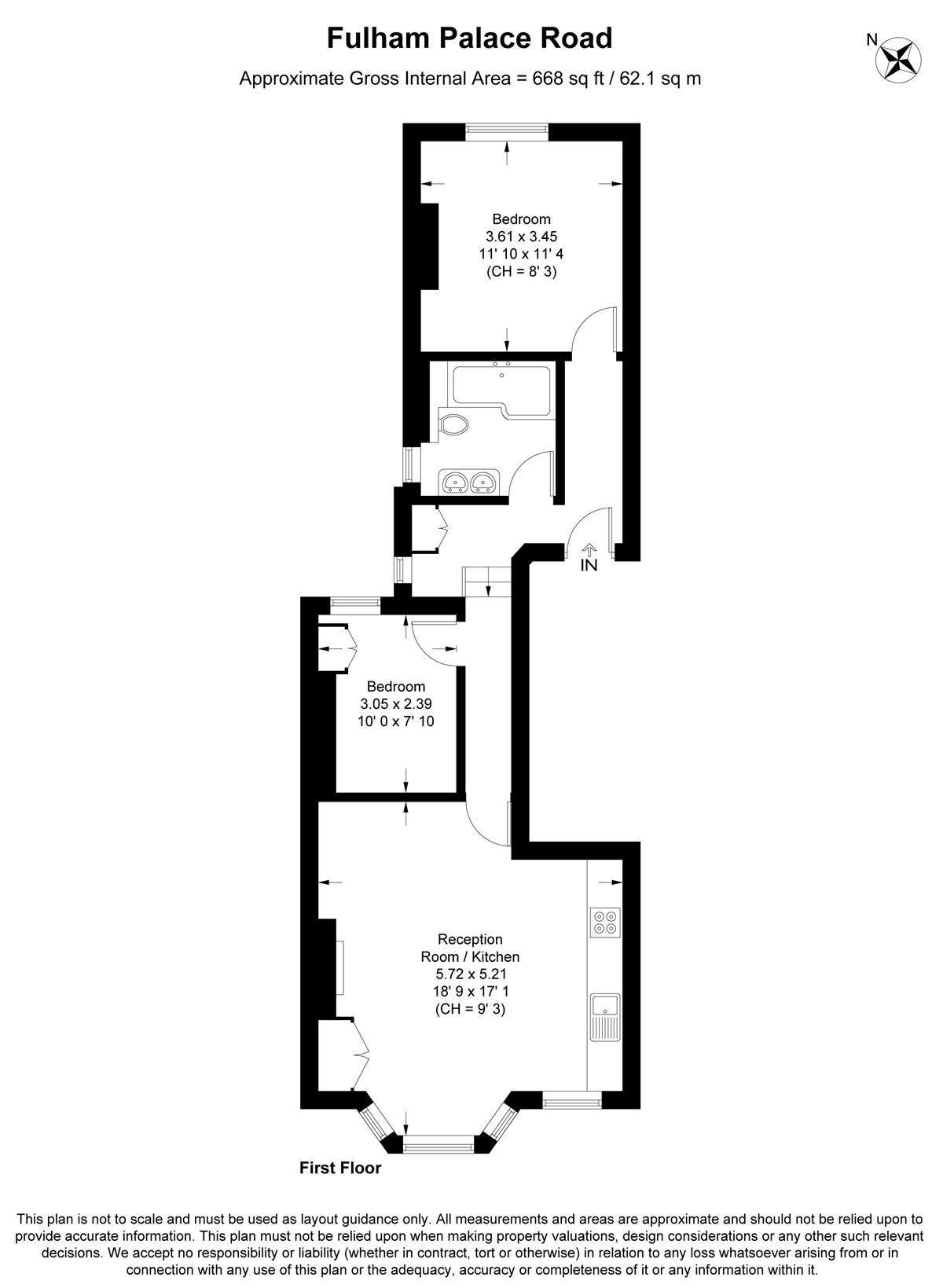 Fulham Palace Road, London SW6, 2 bedroom flat for sale 64276039