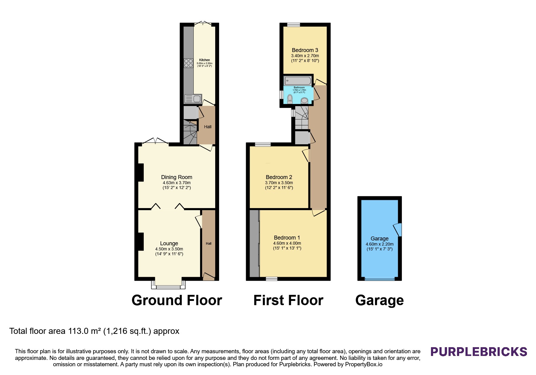 57, Moxley Road, Wednesbury floorplan