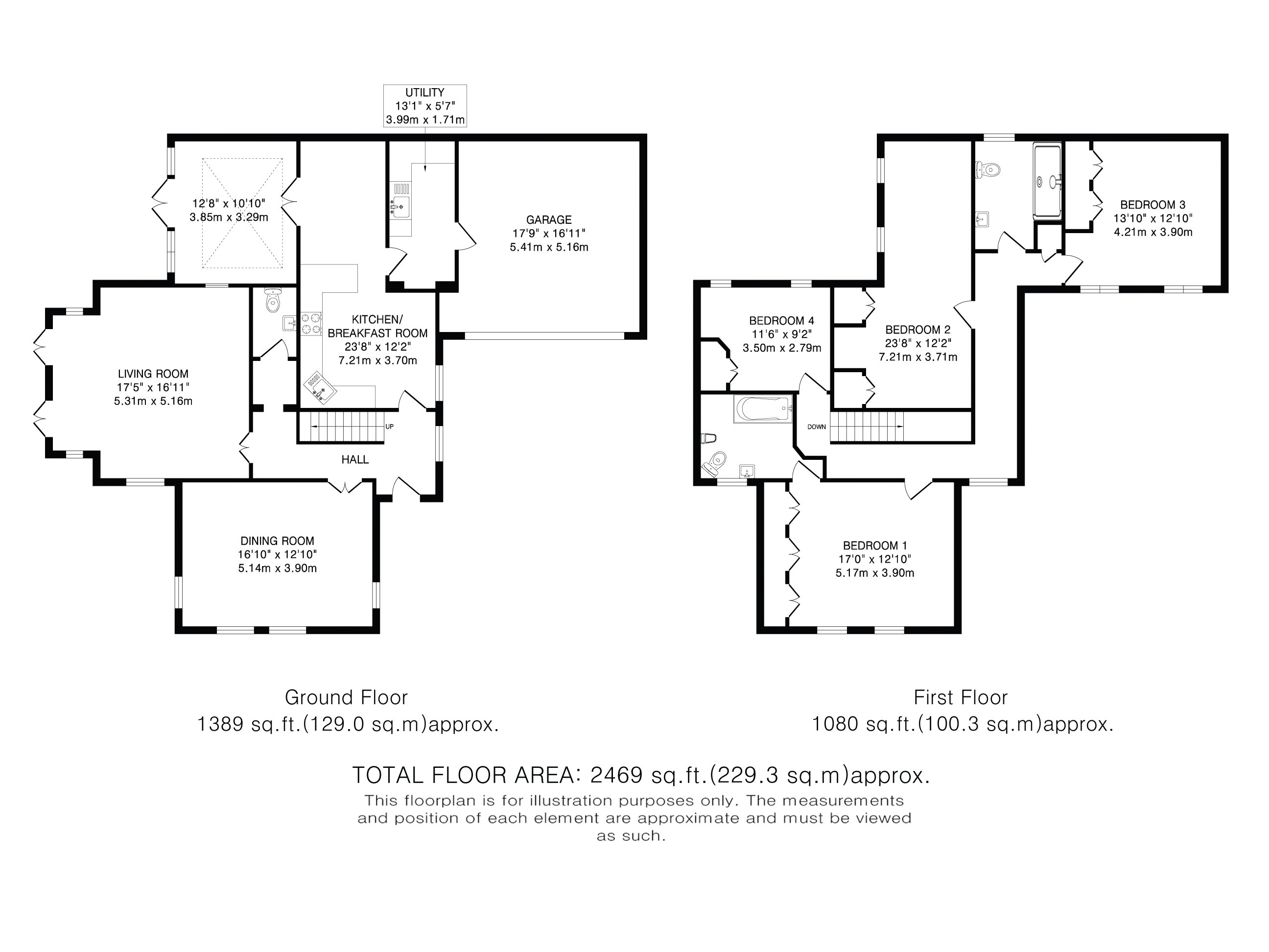 Coach House, Halls Close, Welwyn floorplan