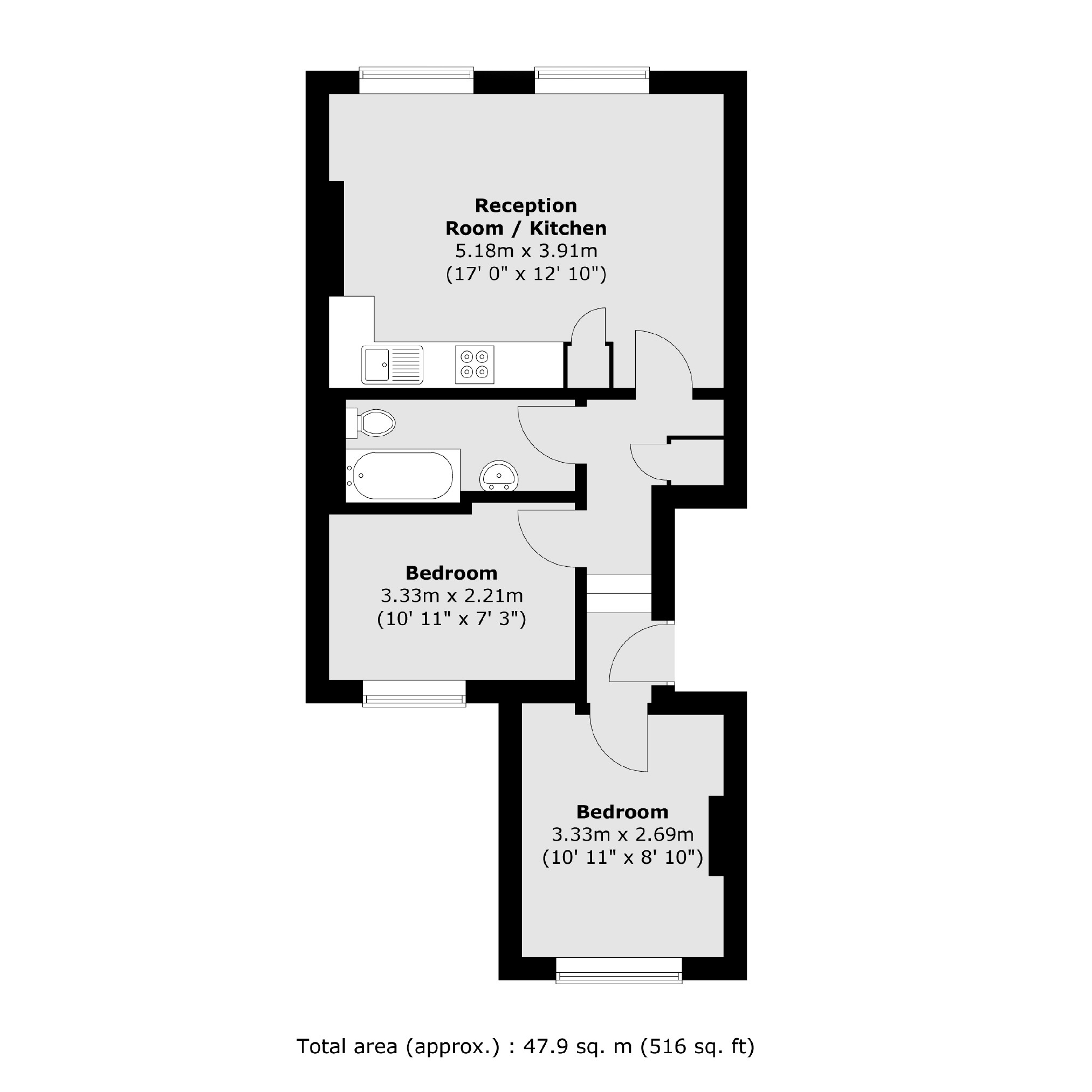 2 bed flat to rent in Saltram Crescent, London W9 68578527 Zoopla