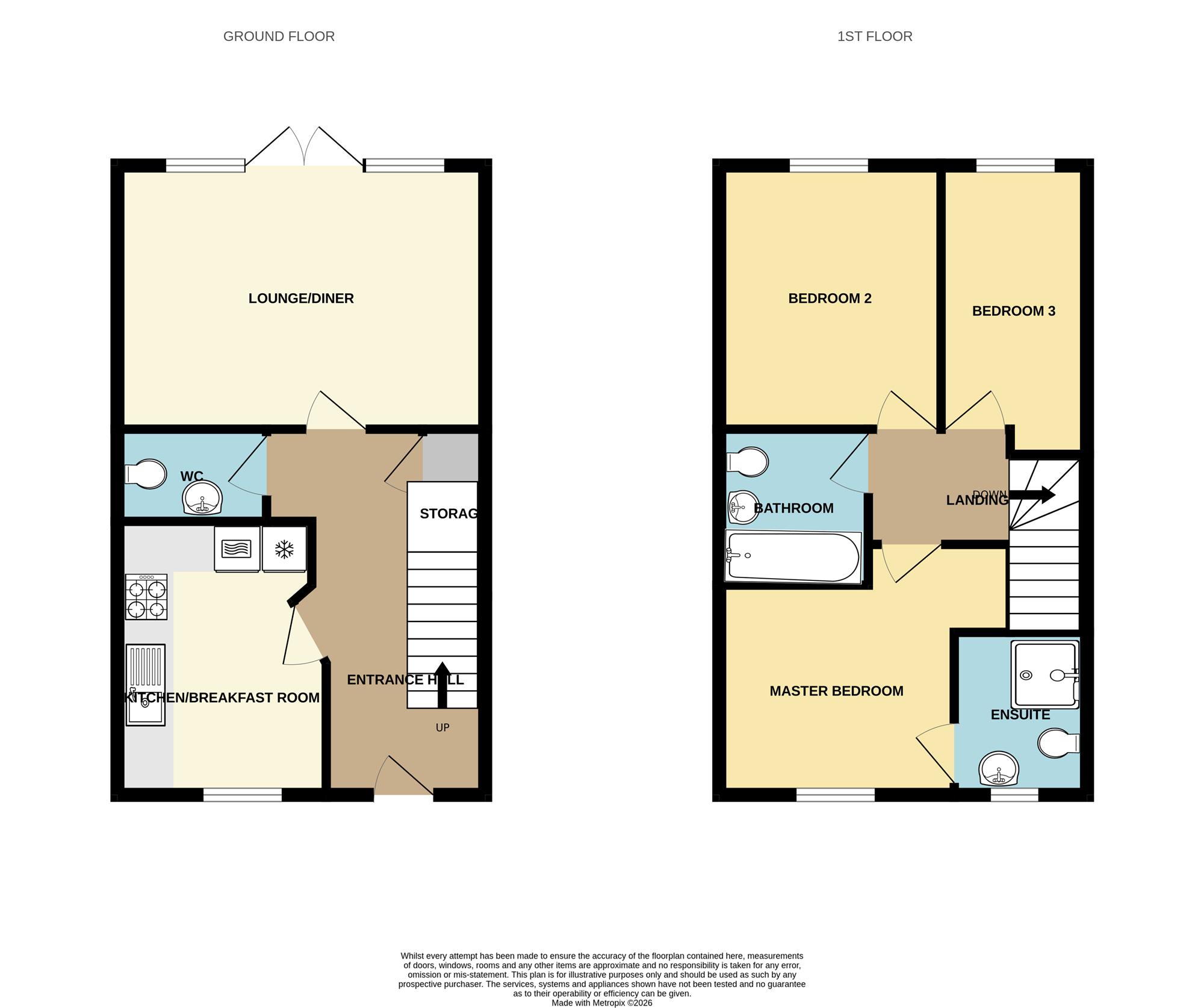 7, Honeypot Way, Walton on the naze floorplan