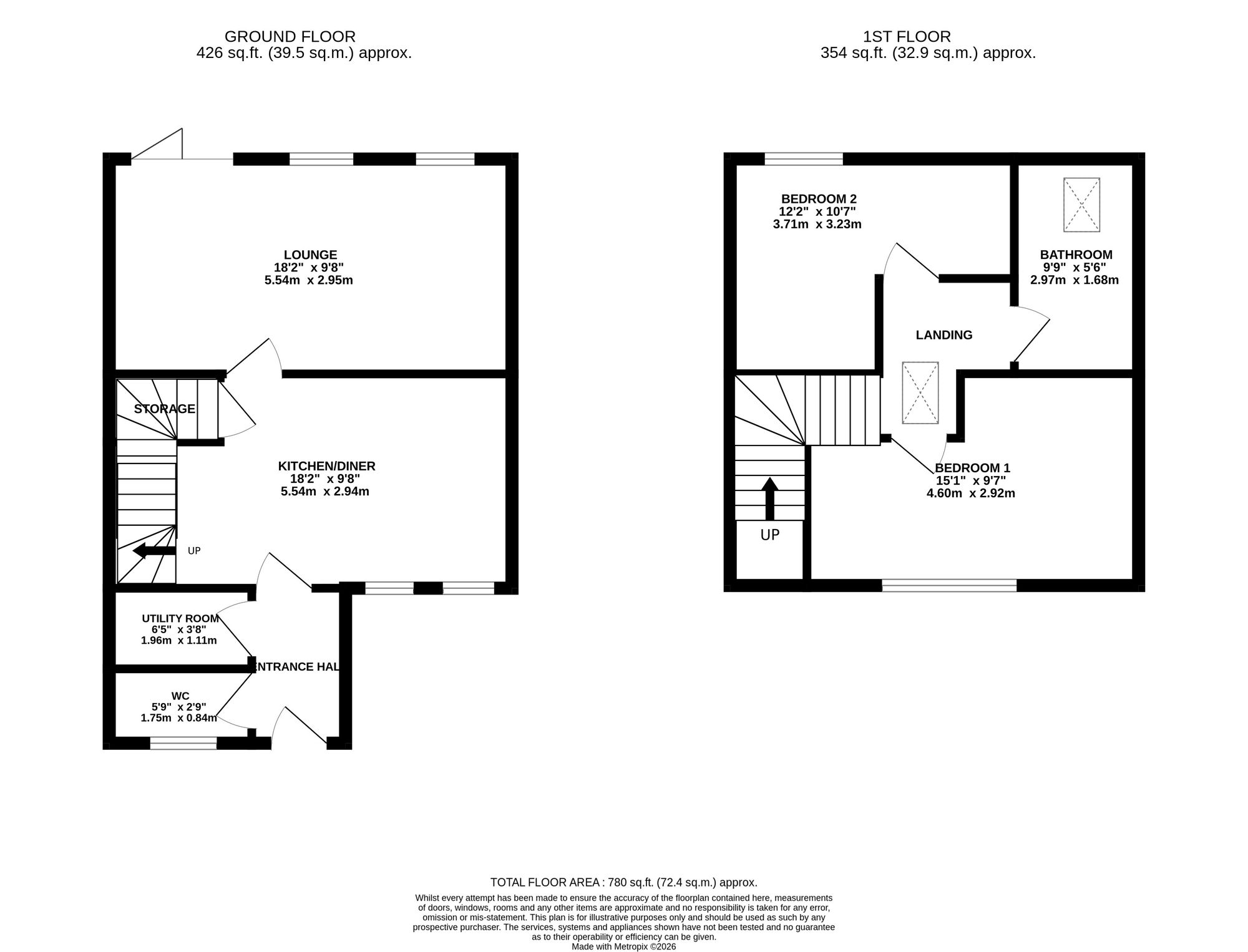 Horseshoe Cottage Pool House Road, Stockport floorplan