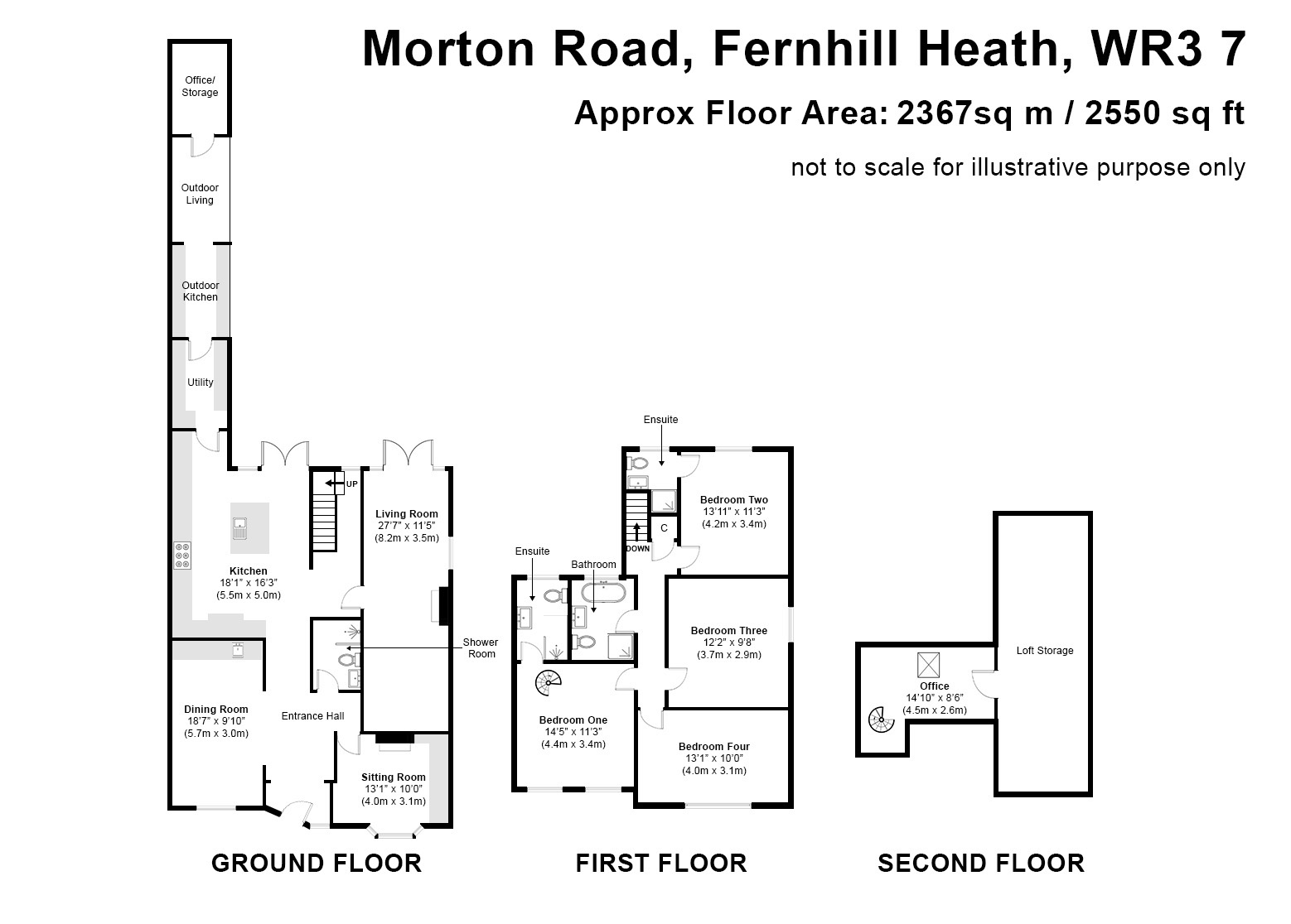12, Morton Road, Worcester floorplan