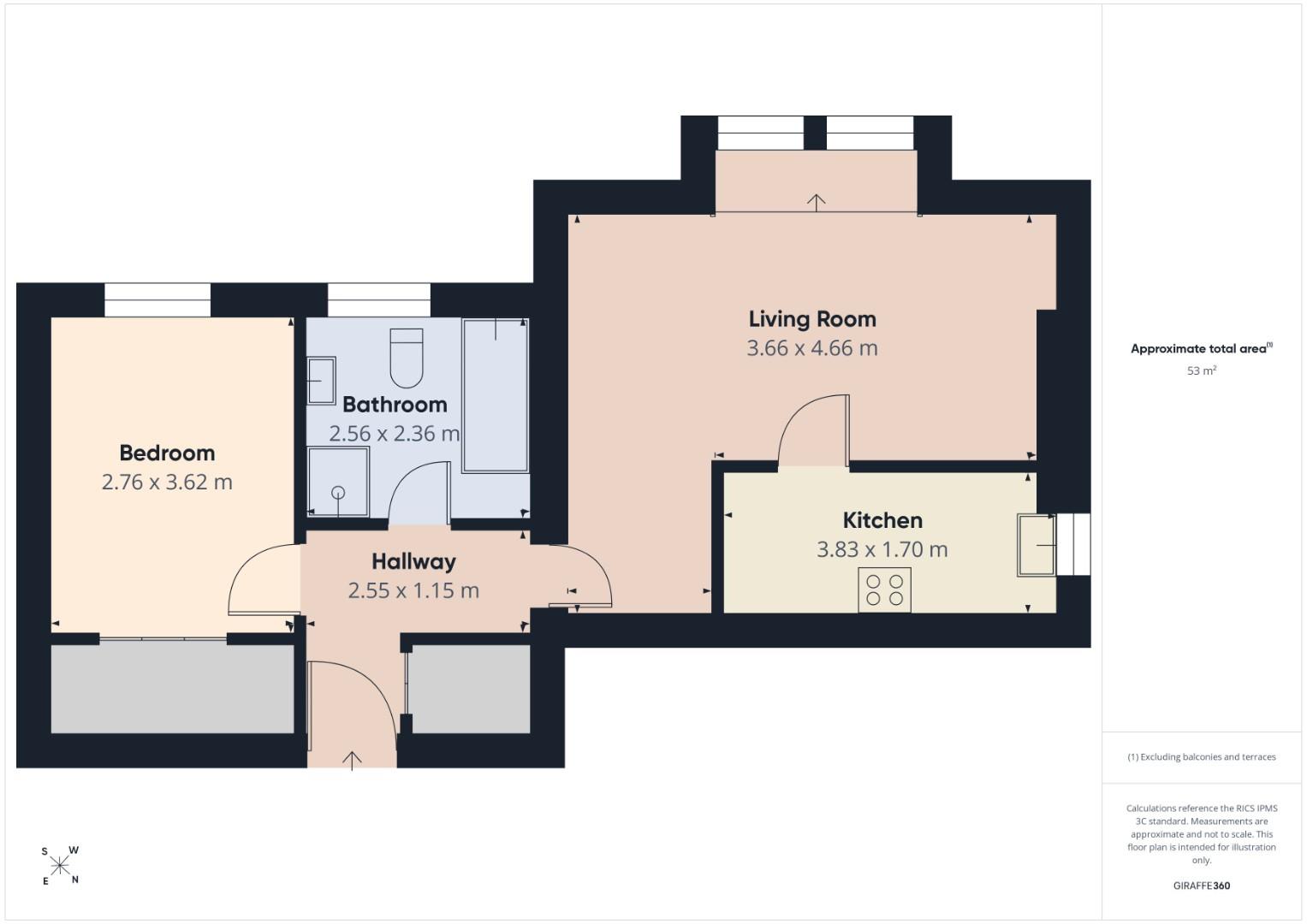 Priestley Hall, Bingley floorplan