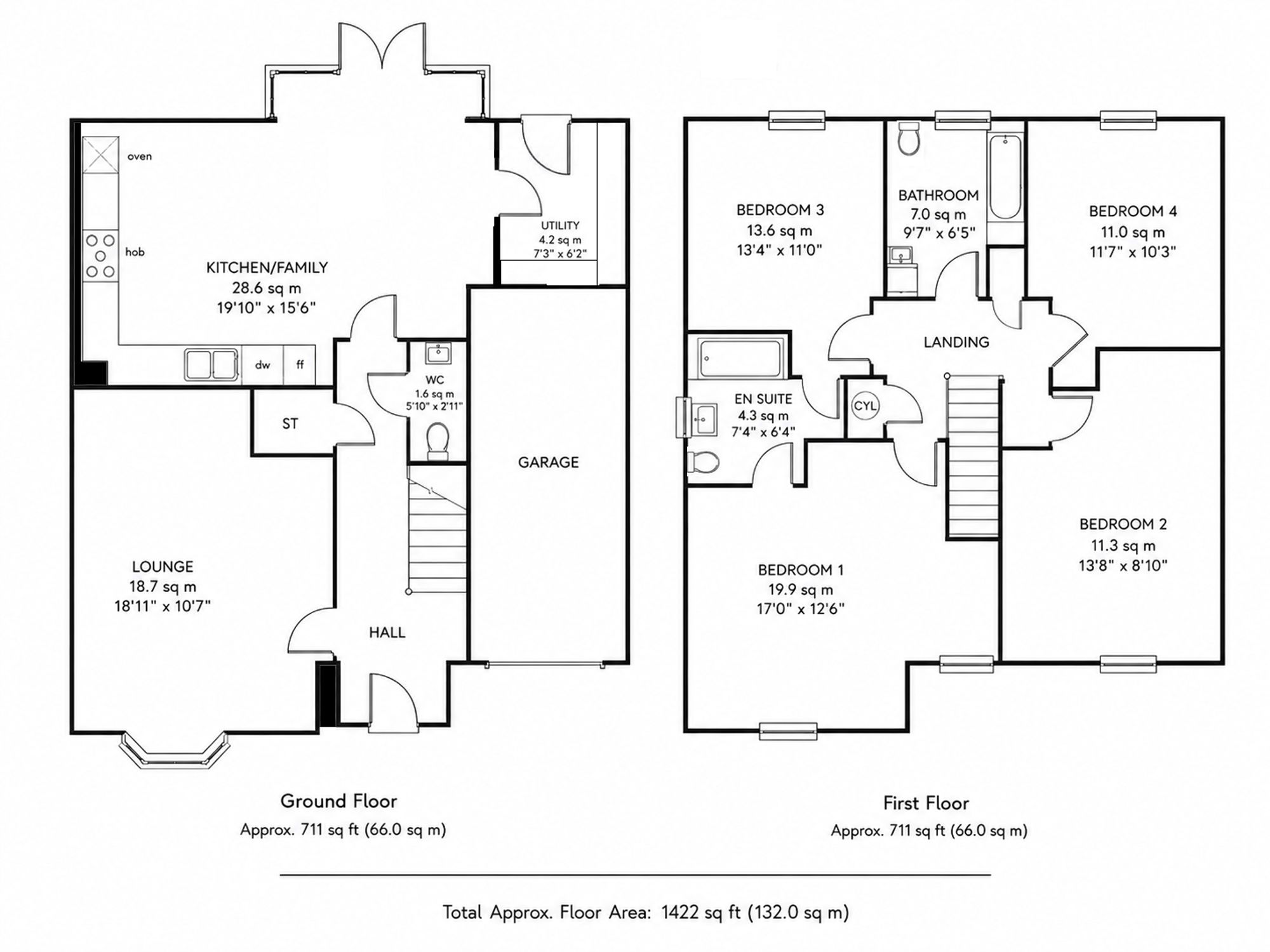 11 Birch Close, Sheffield floorplan