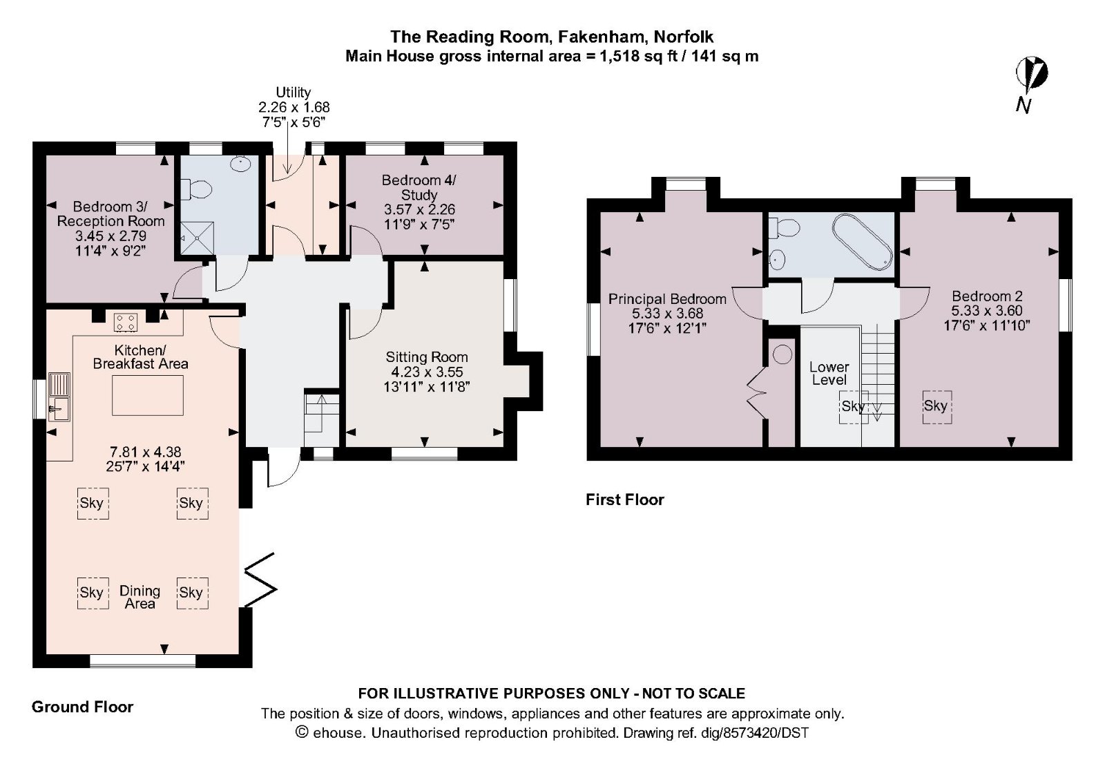 Langham Road, Binham, Fakenham, Norfolk NR21, 4 bedroom detached house