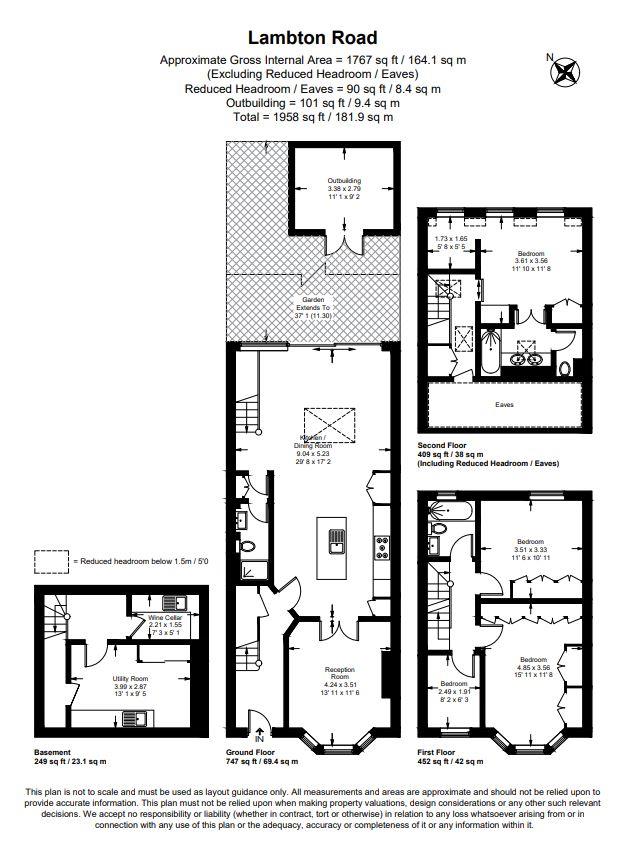 48, Lambton Road, West Wimbledon floorplan