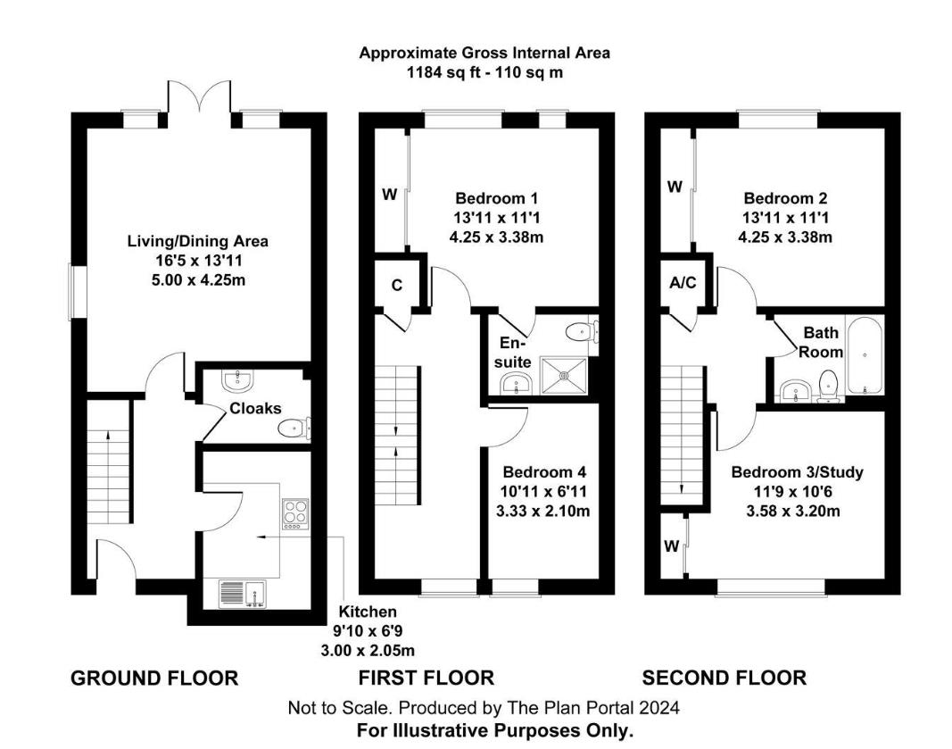22, Hunting Place, Heston floorplan