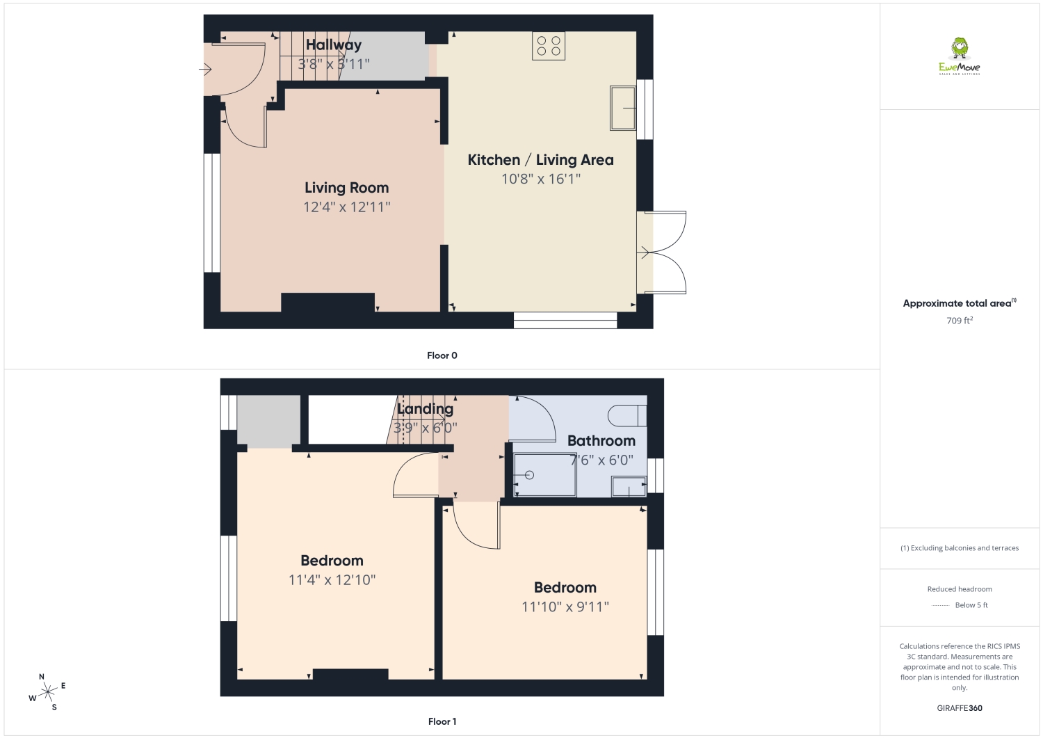 55, Highfield Road, Kettering floorplan
