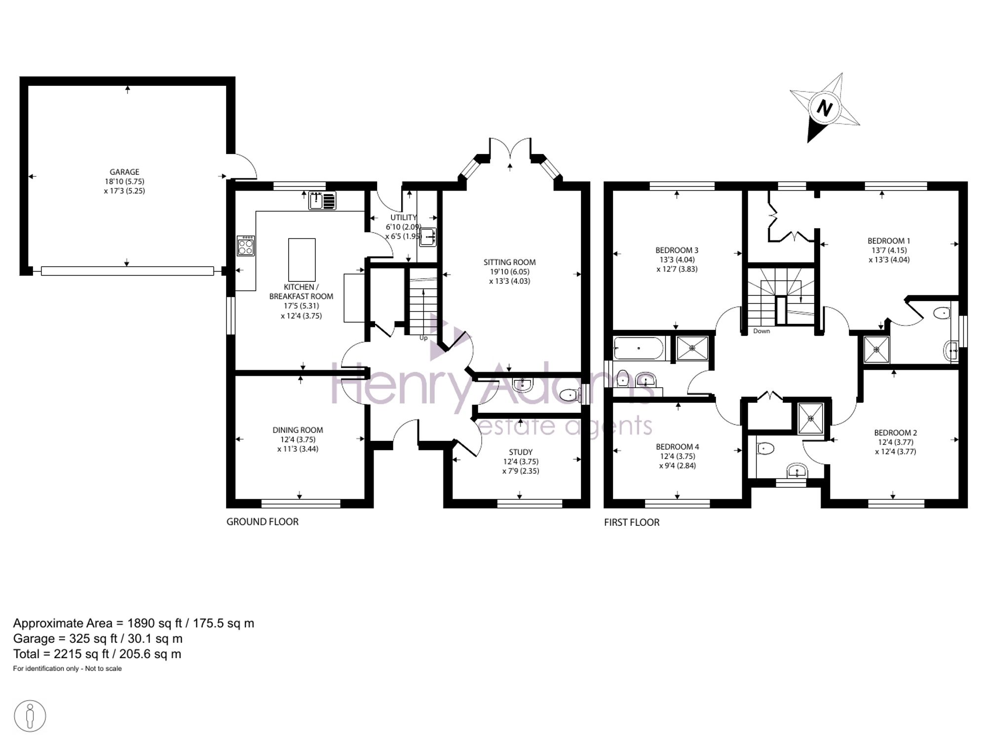 96 Dean Way, Pulborough floorplan