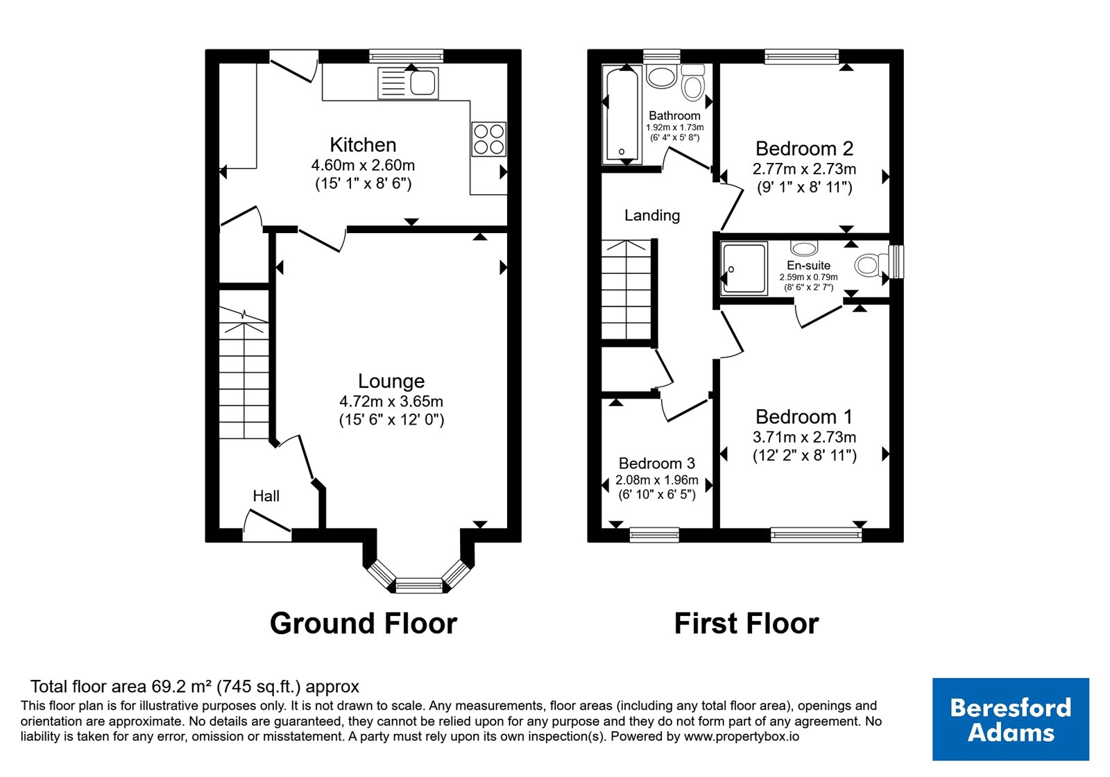 6, Uwch Y Mor, Holywell floorplan