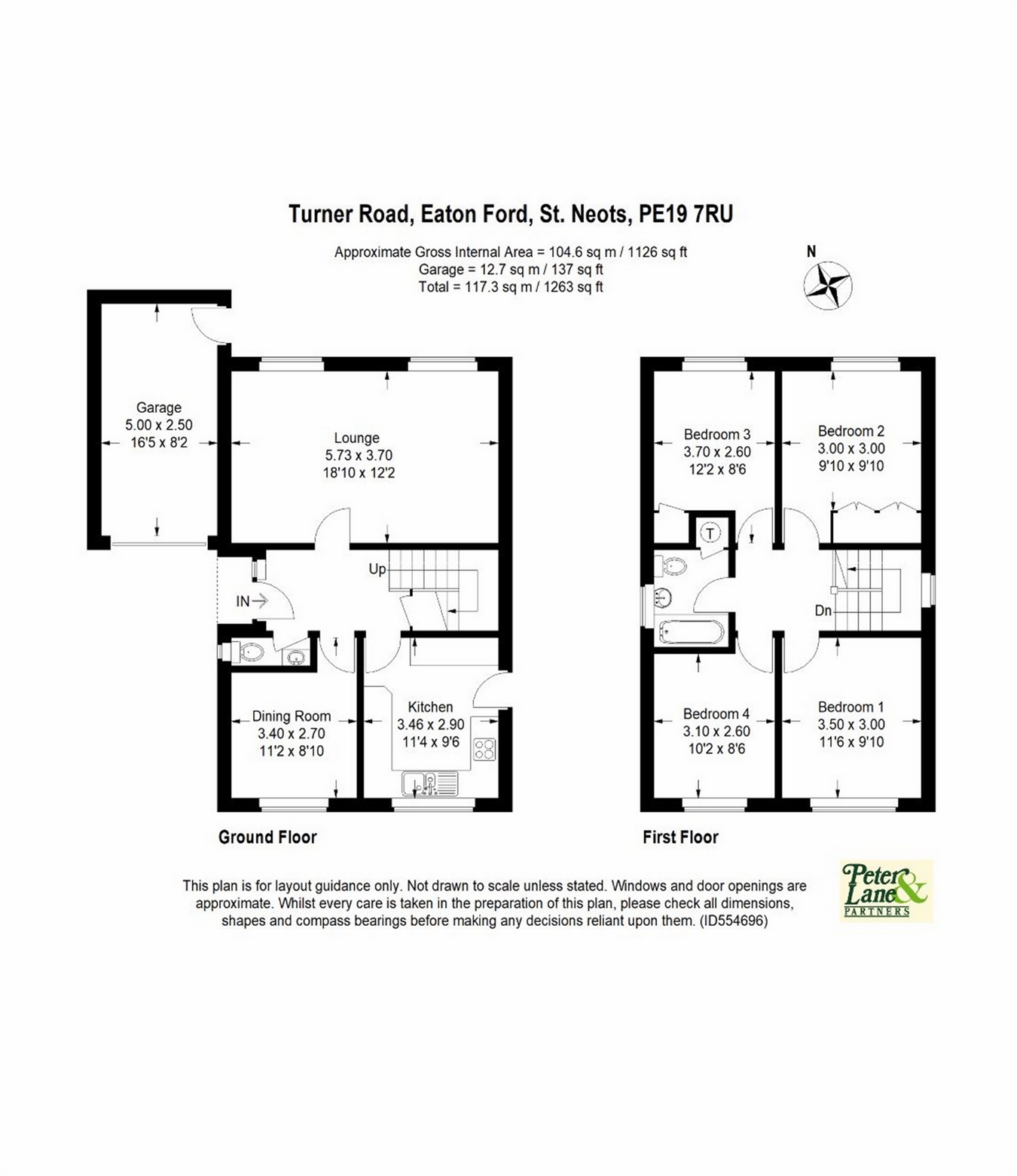 4 Bedrooms Detached house for sale in Eaton Ford, St Neots, Cambridgeshire PE19