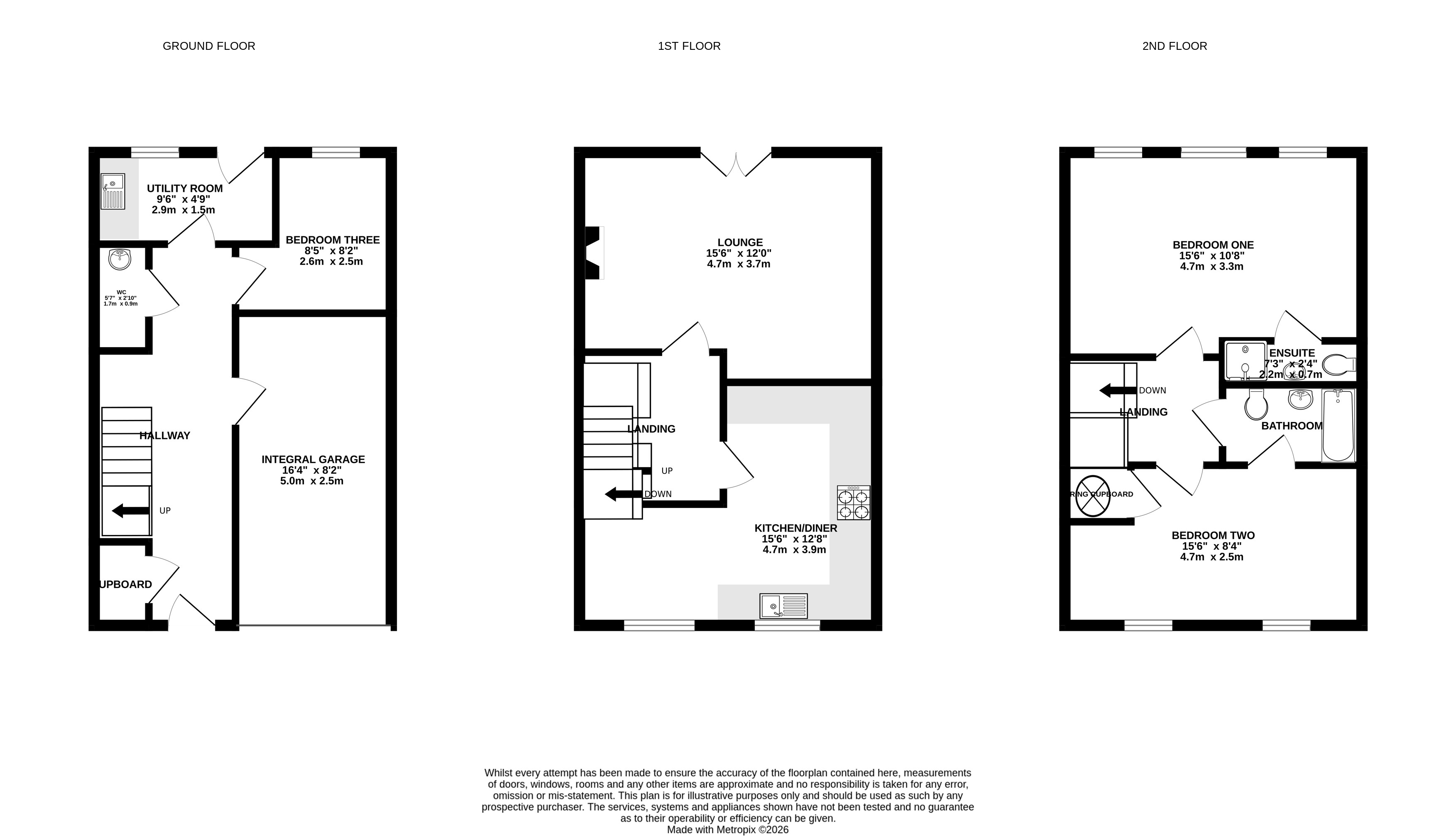 14, Padstow Road, Swindon floorplan