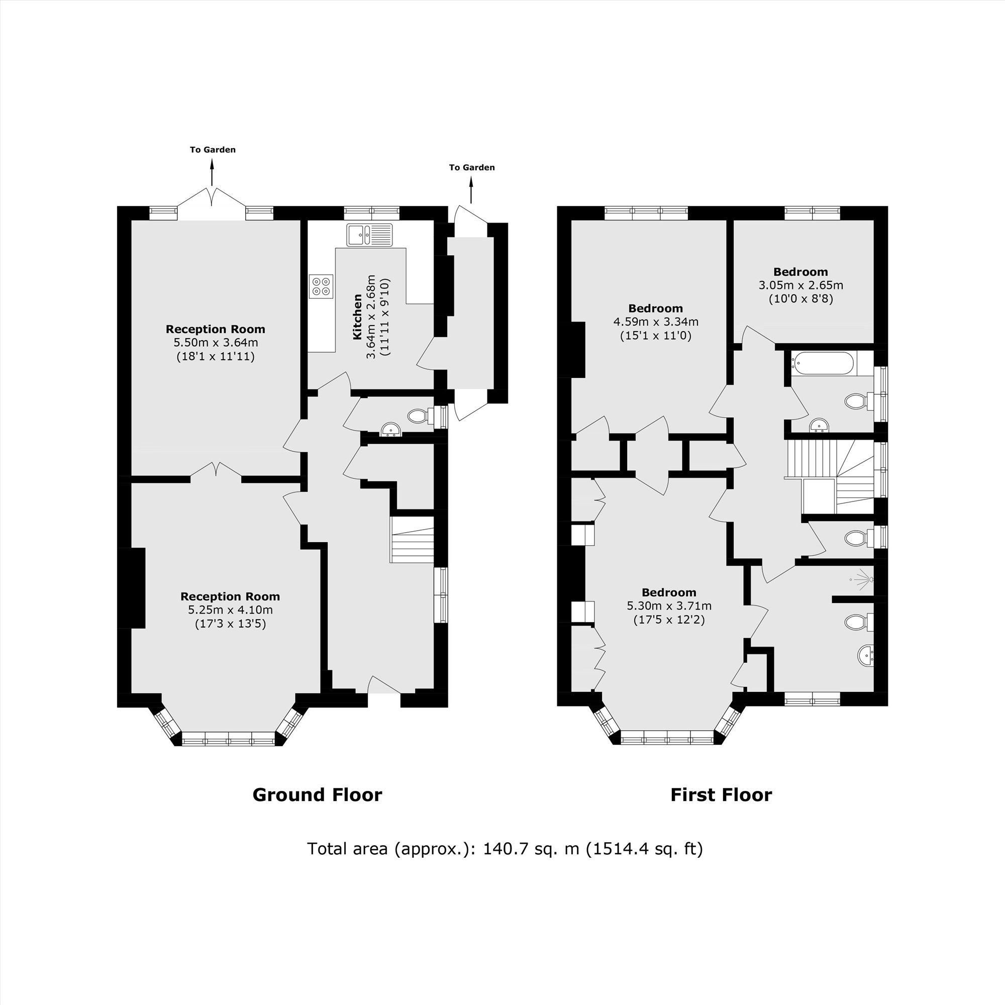11, Hillway, London floorplan