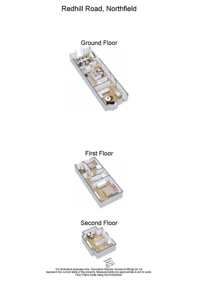 Redhill Road, Northfield, Birmingham B31, 3 bedroom terraced house for