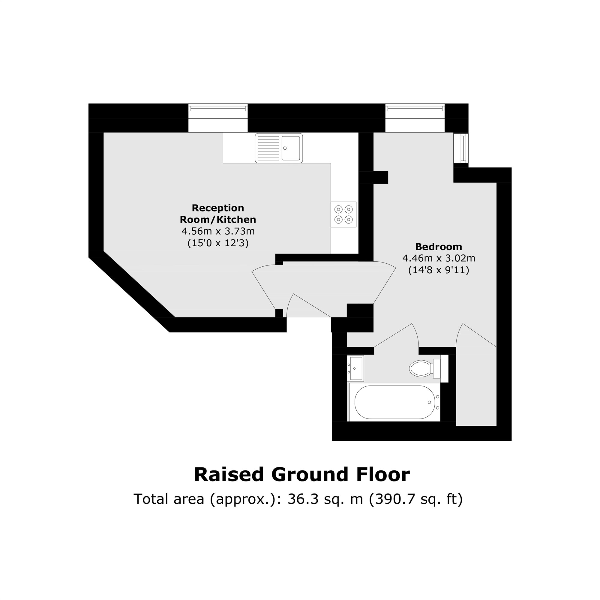 Cornwall Gardens, London floorplan