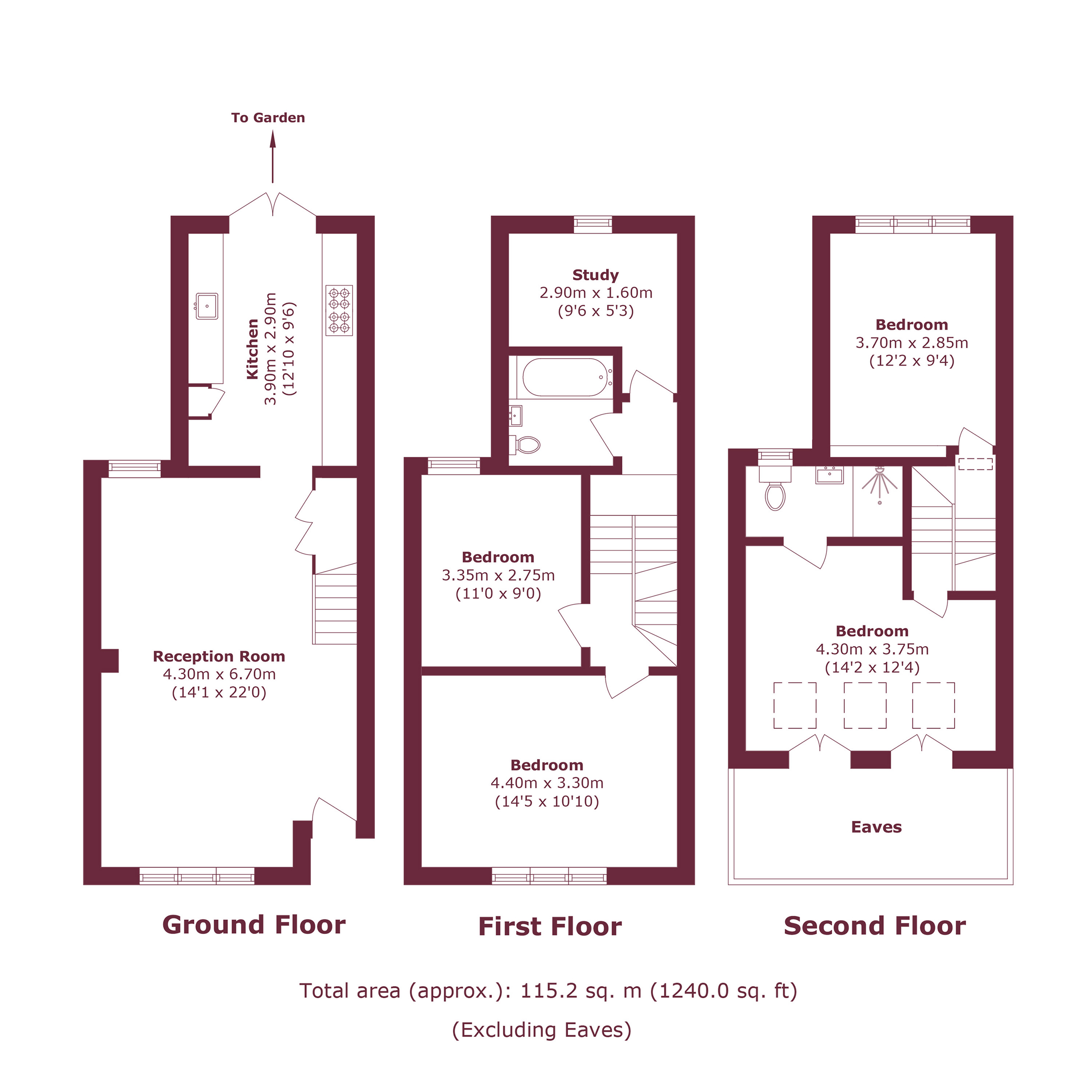 24, Ashlin Road, London floorplan