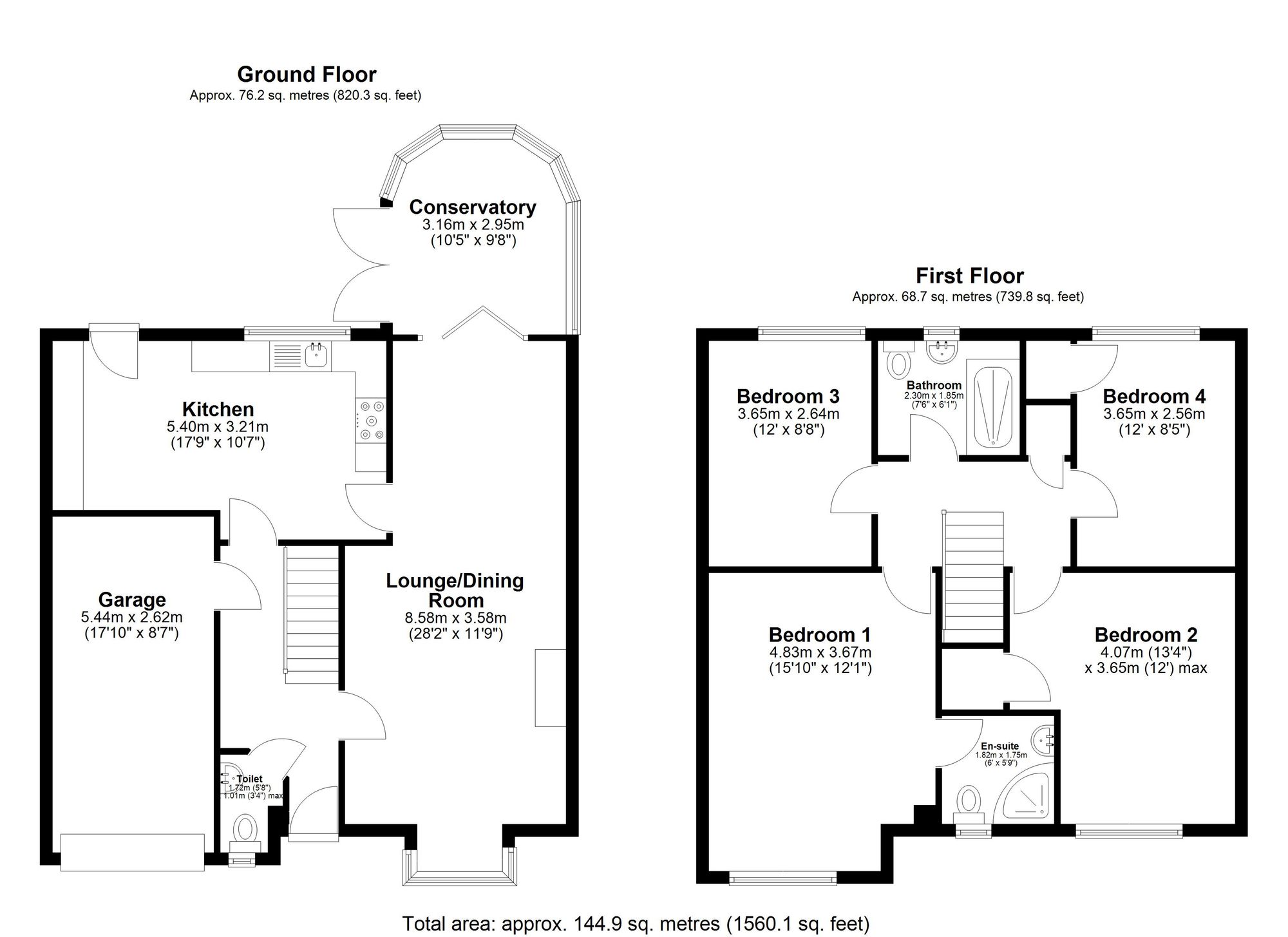 25 Elm Way, Royston floorplan