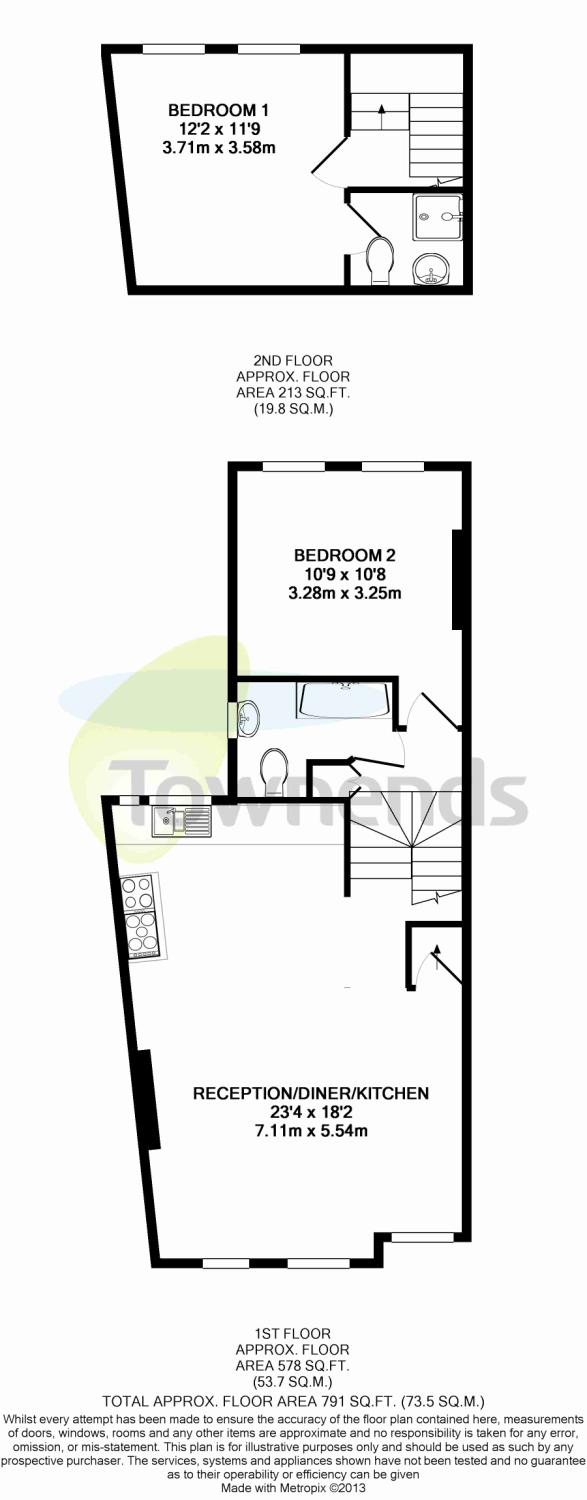 2 Bedrooms Flat to rent in Weston Road, Chiswick, London W4