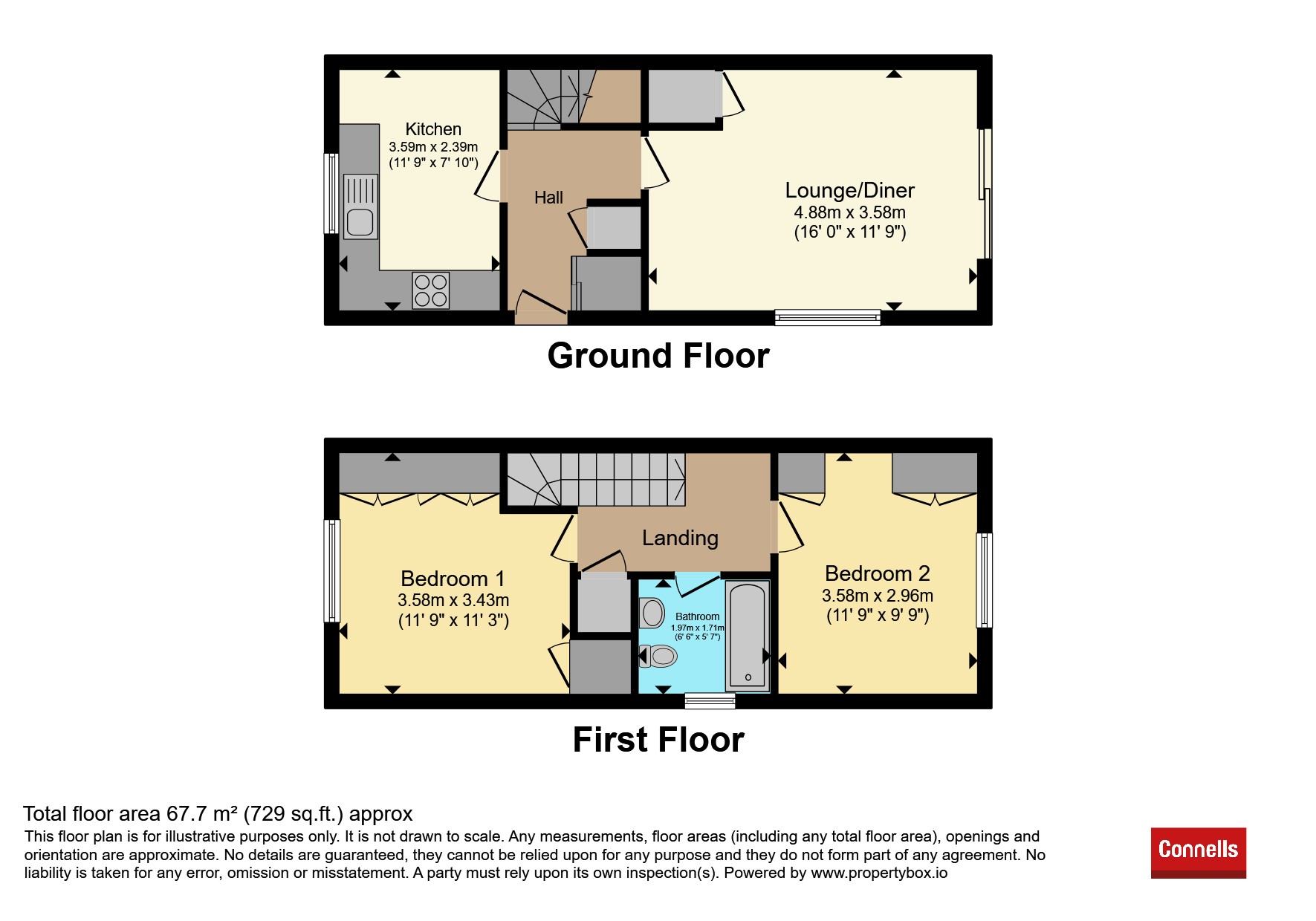 3, Ethelred Close, Welwyn Garden City floorplan