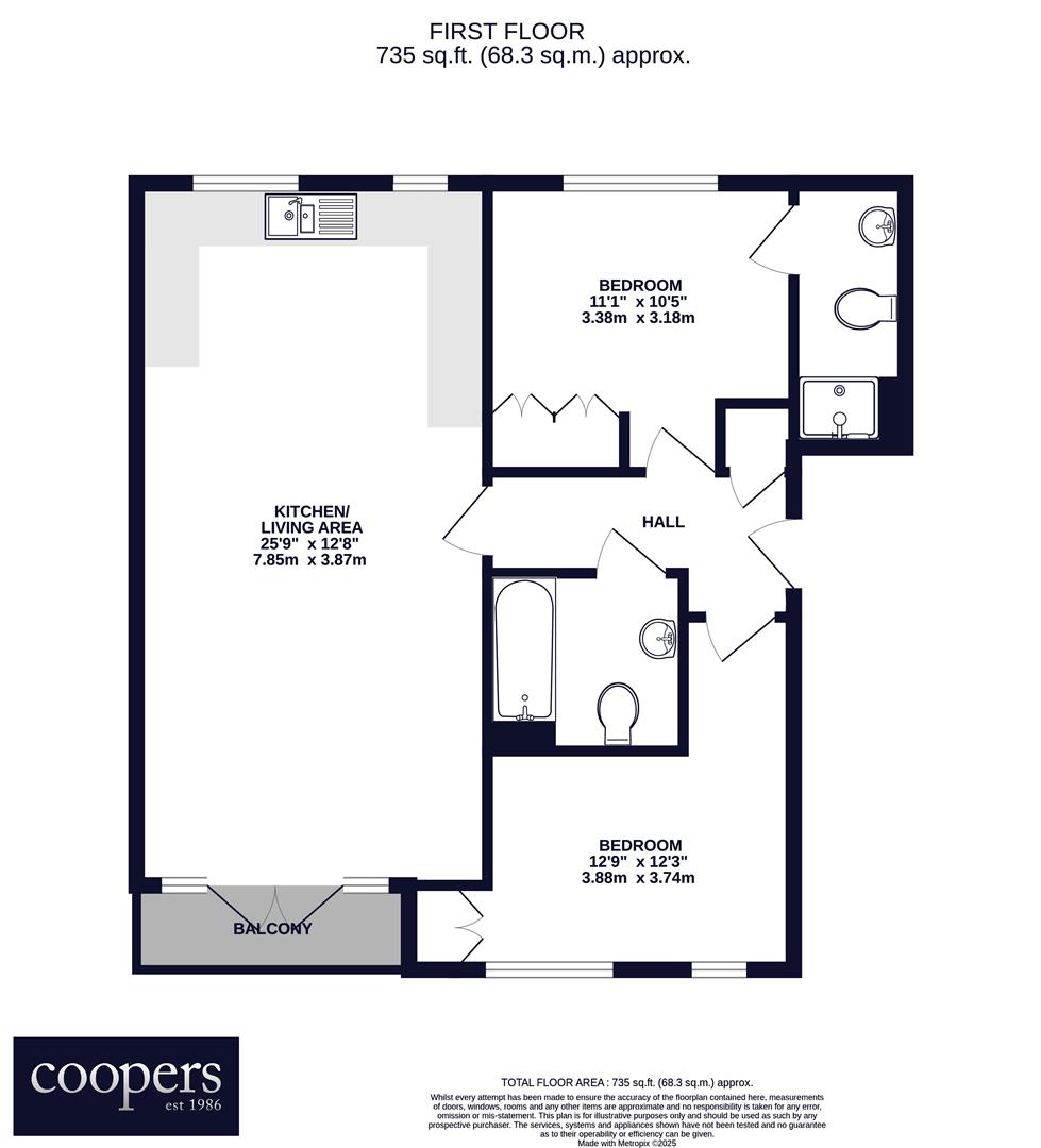 7 Bletchley House, Flowers Avenue, Ruislip floorplan