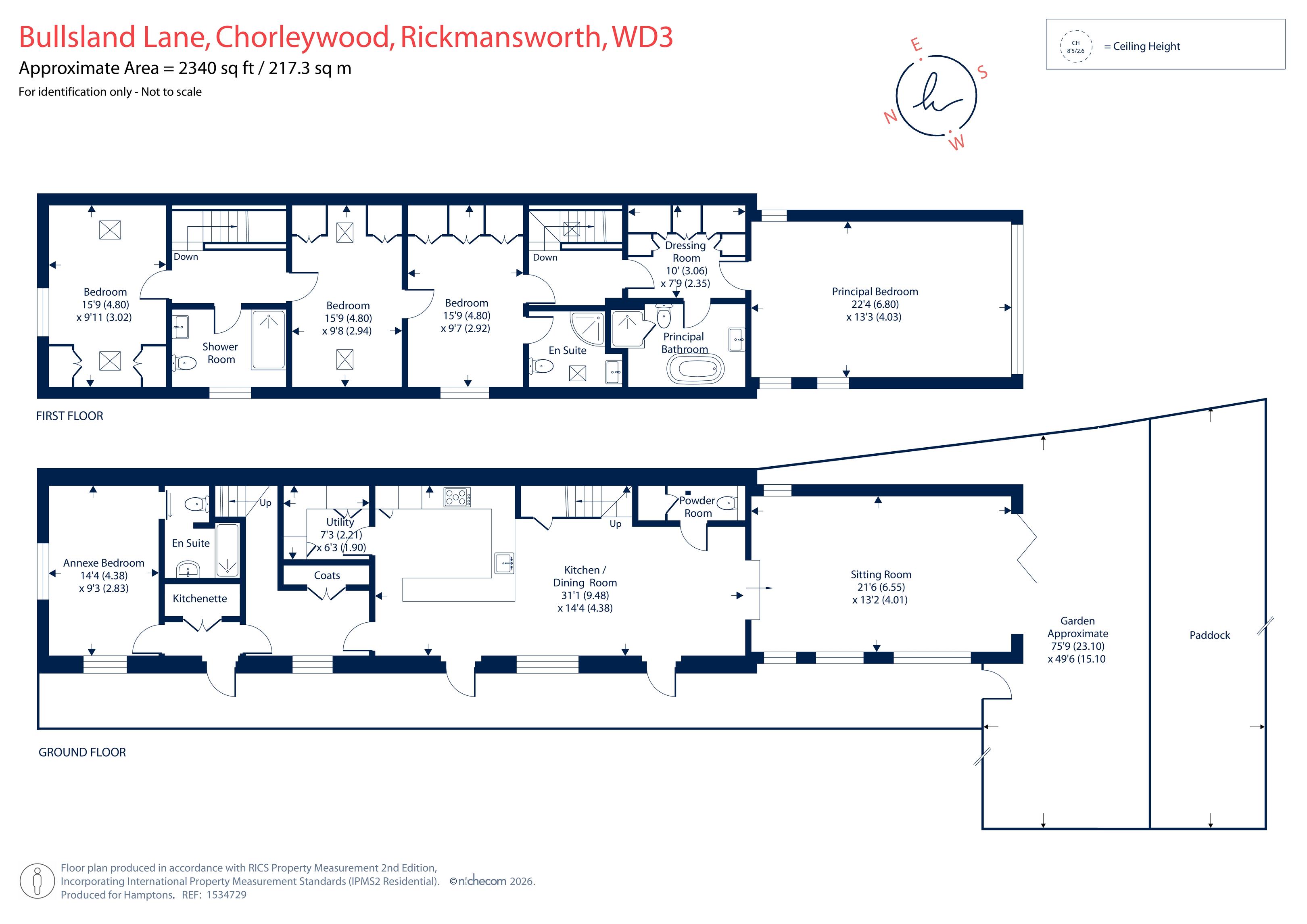 Bullsland Lane, Chorleywood floorplan