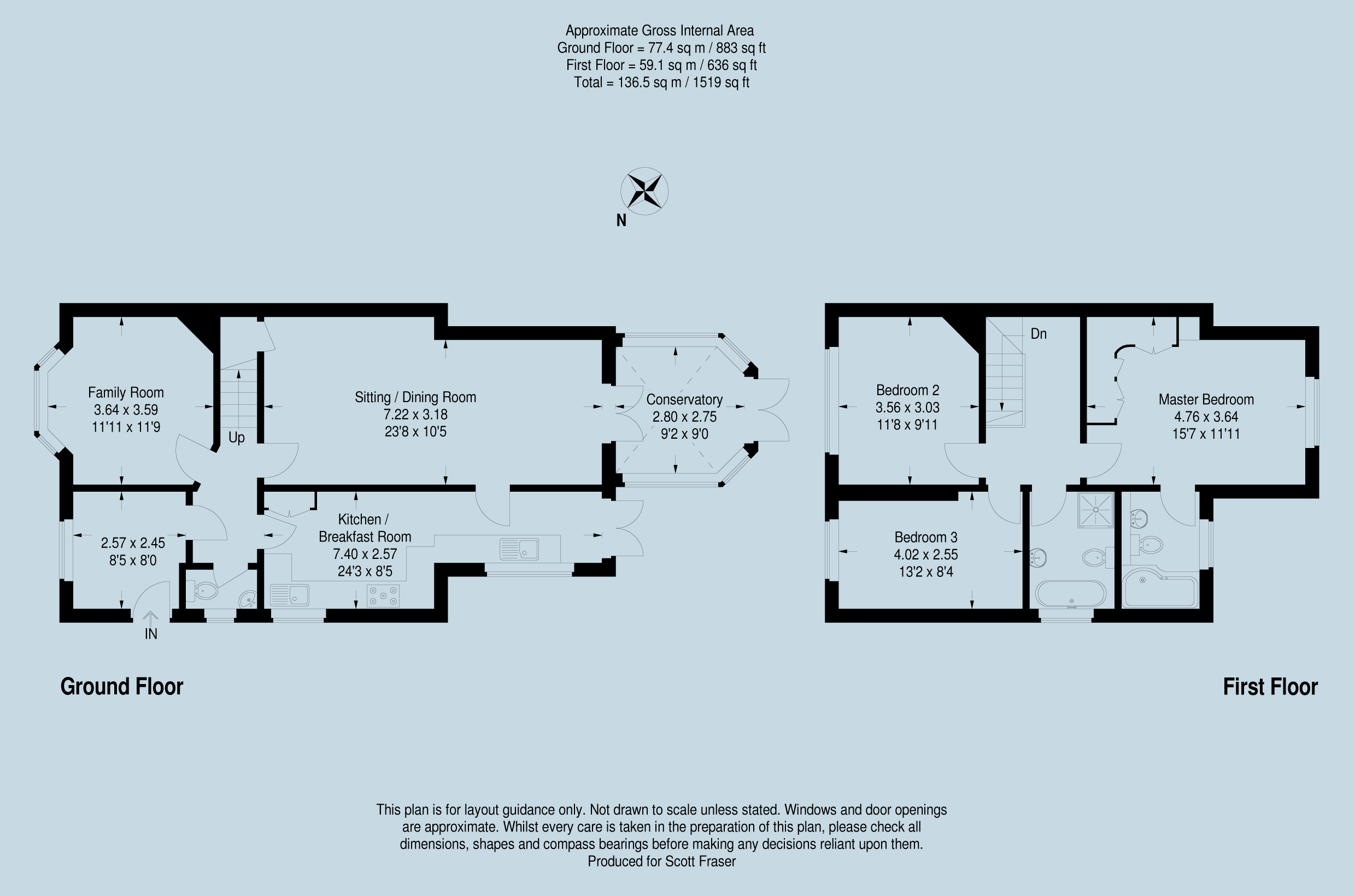 Dene Road, Headington, Oxford OX3, 3 bedroom semidetached house for