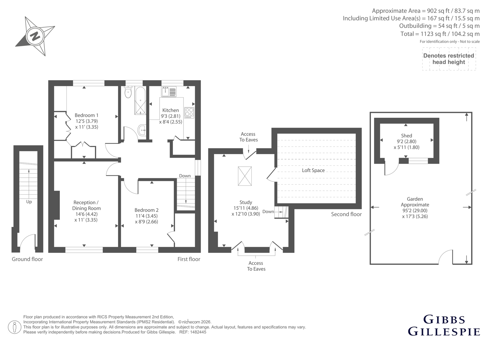 6, Meadway Gardens, Ruislip floorplan