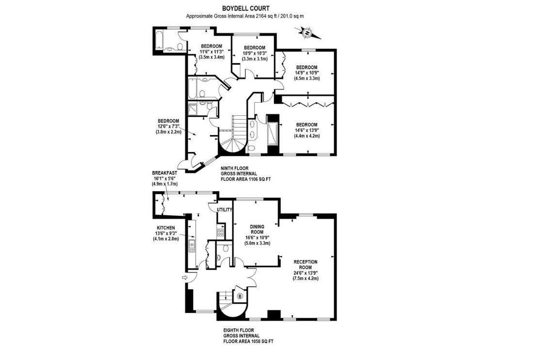 1003 Boydell Court, St Johns Wood Park, St Johns Wood floorplan
