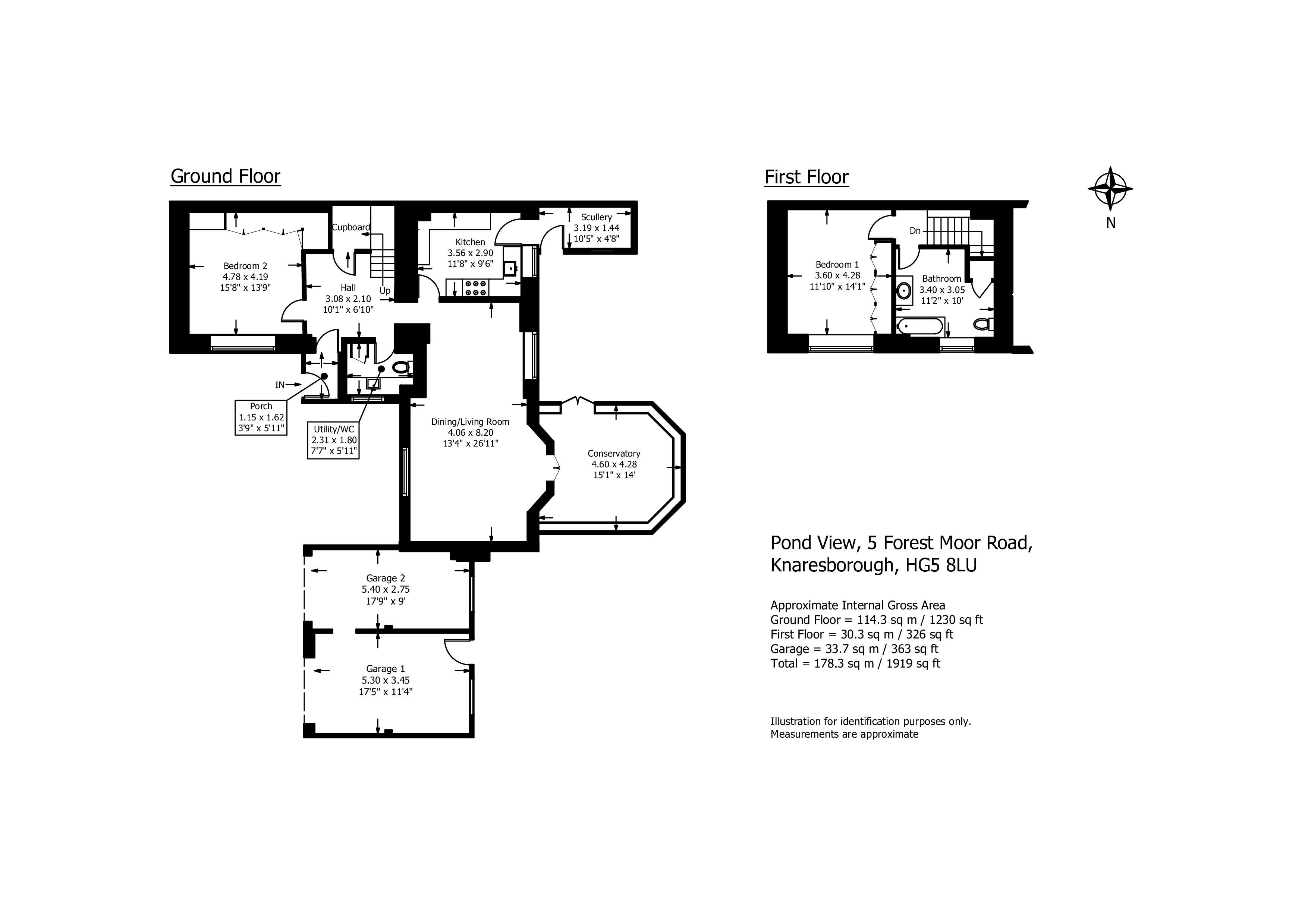 Pond View Cottage,, Pond View Cottage, Knaresborough floorplan