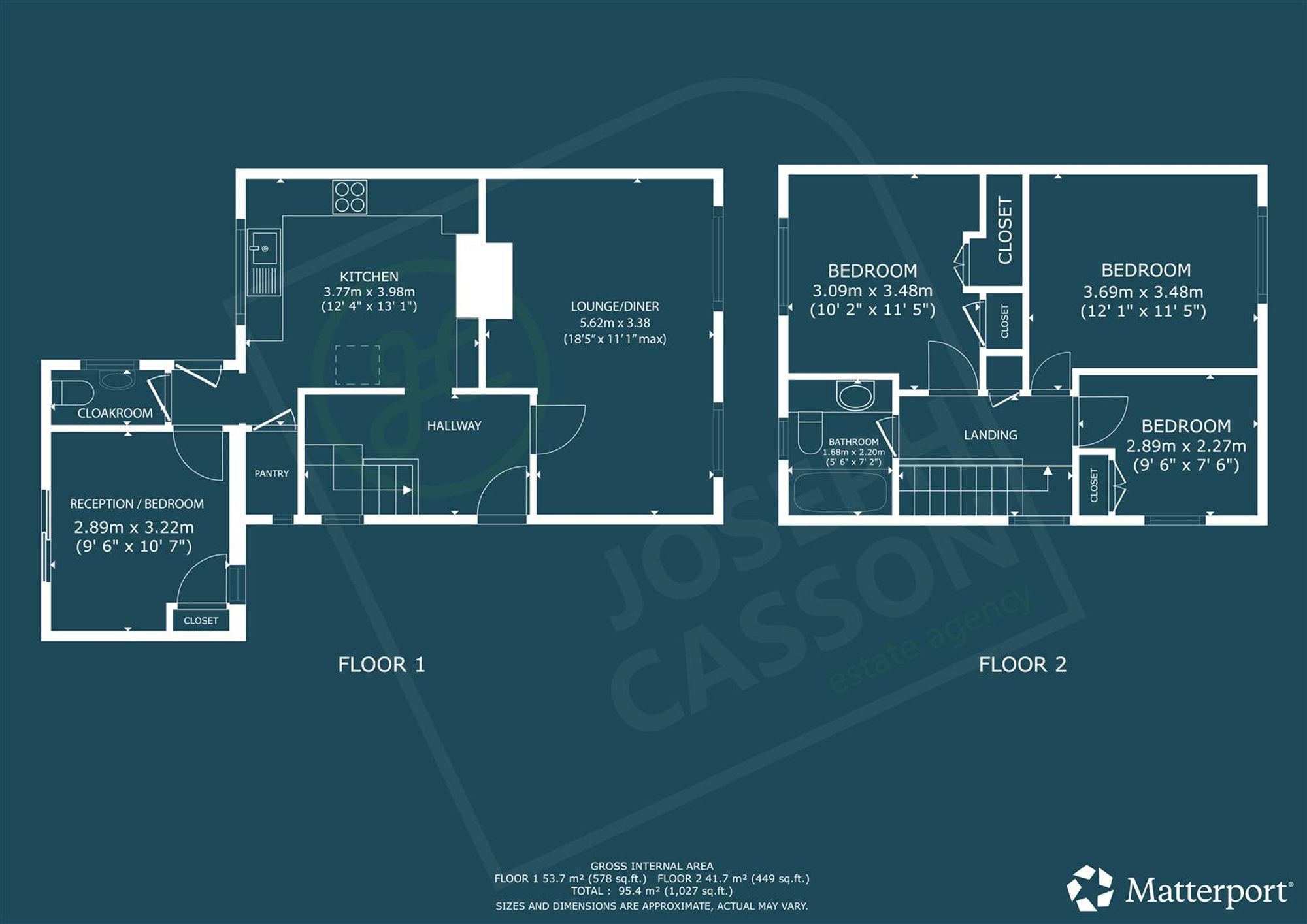 1 Dunkery Road, Bridgwater floorplan