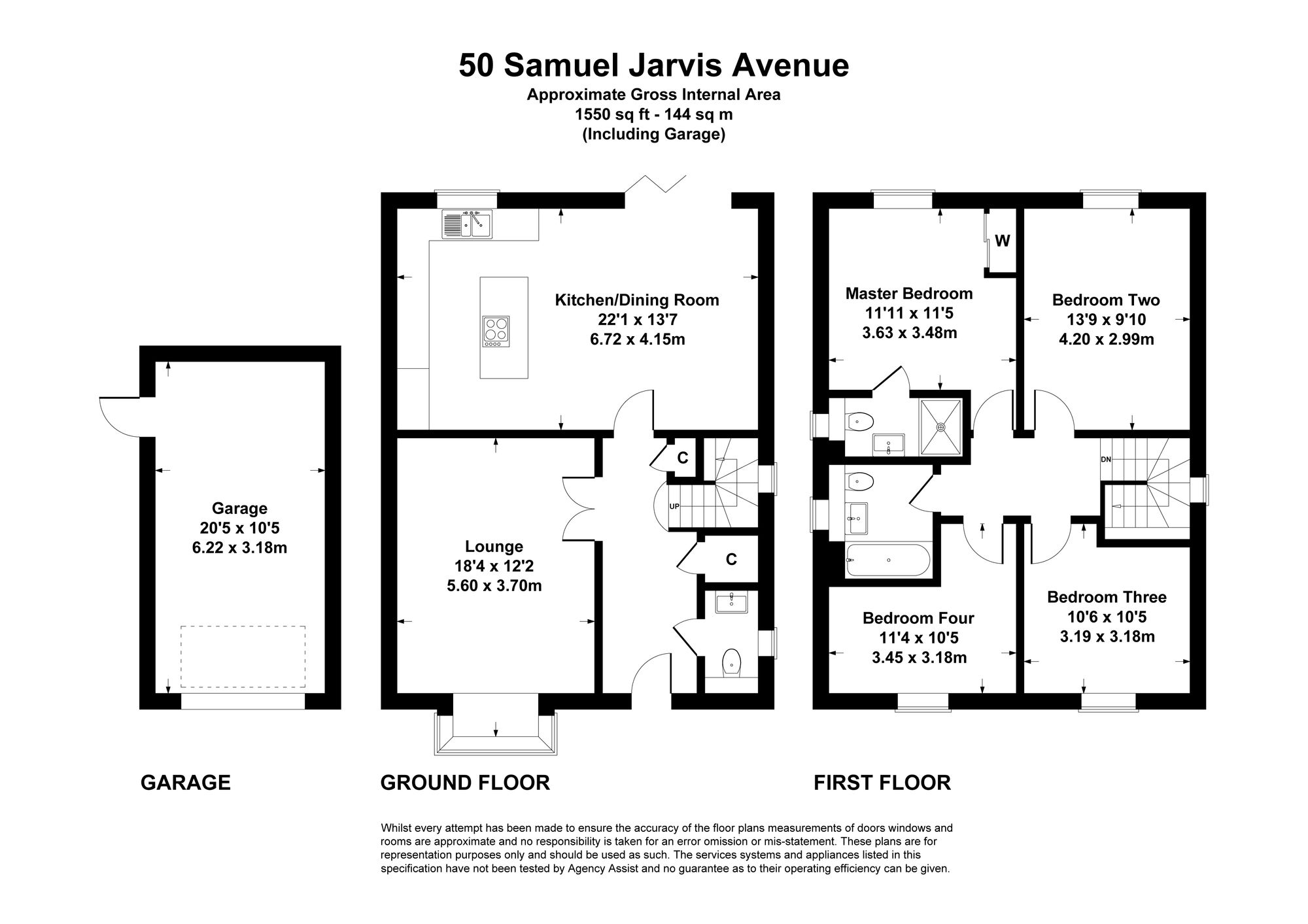 50 Samuel Jarvis Avenue, Eastleigh floorplan