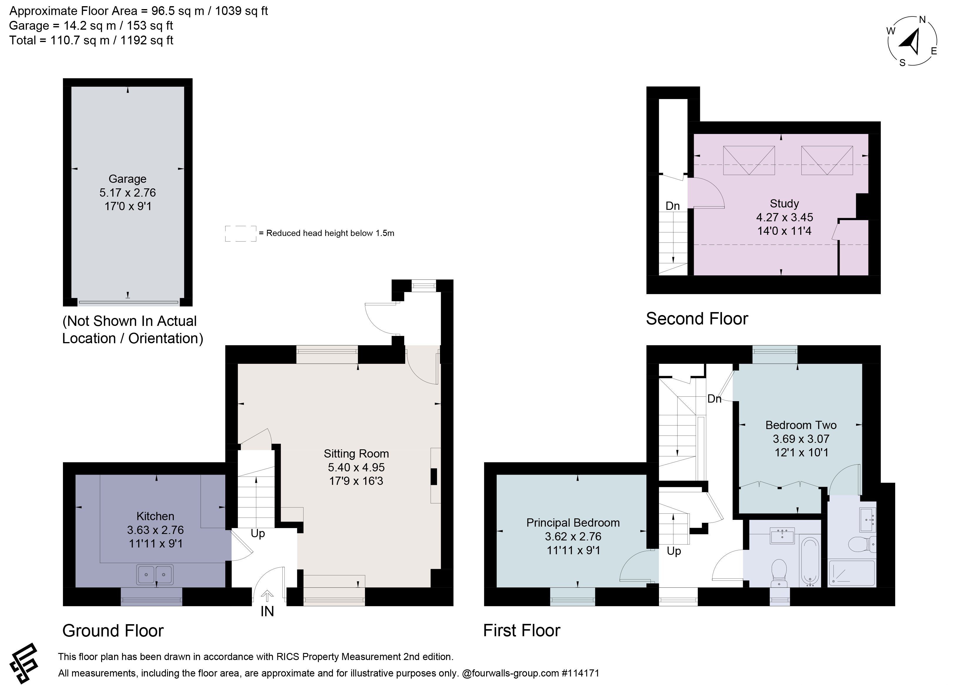 16, Avon Carrow, Southam floorplan