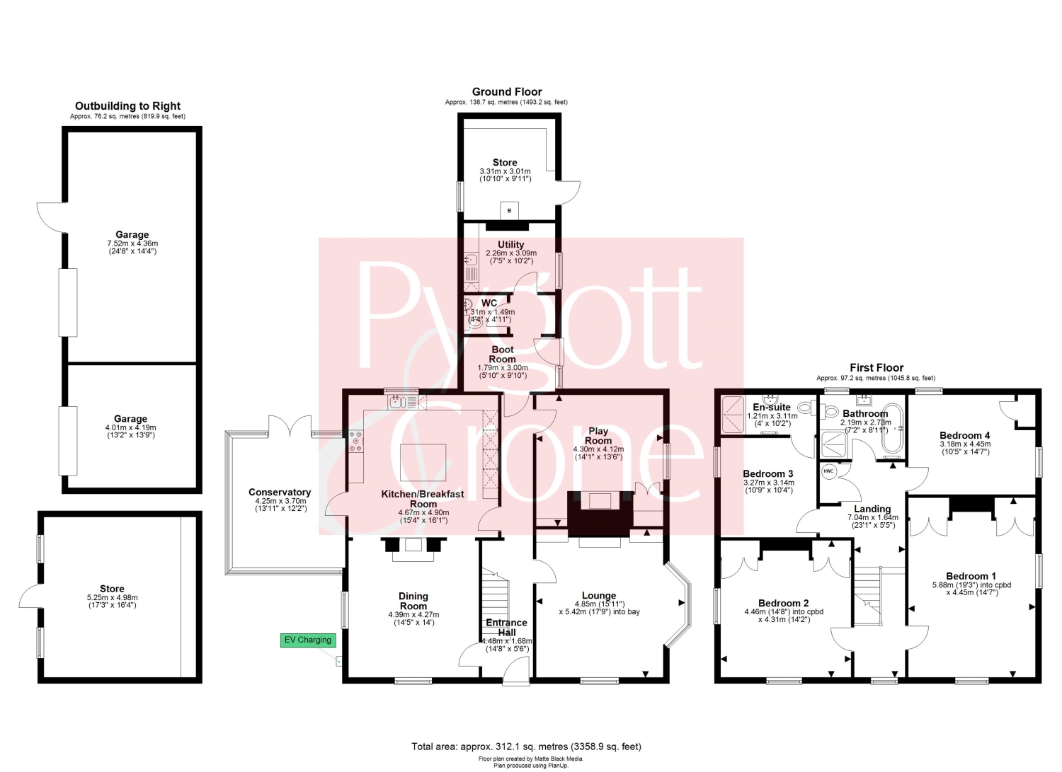 Osborn House, Pennyhill, Spalding floorplan
