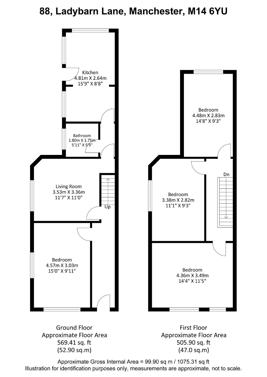 Ladybarn Lane, Manchester floorplan