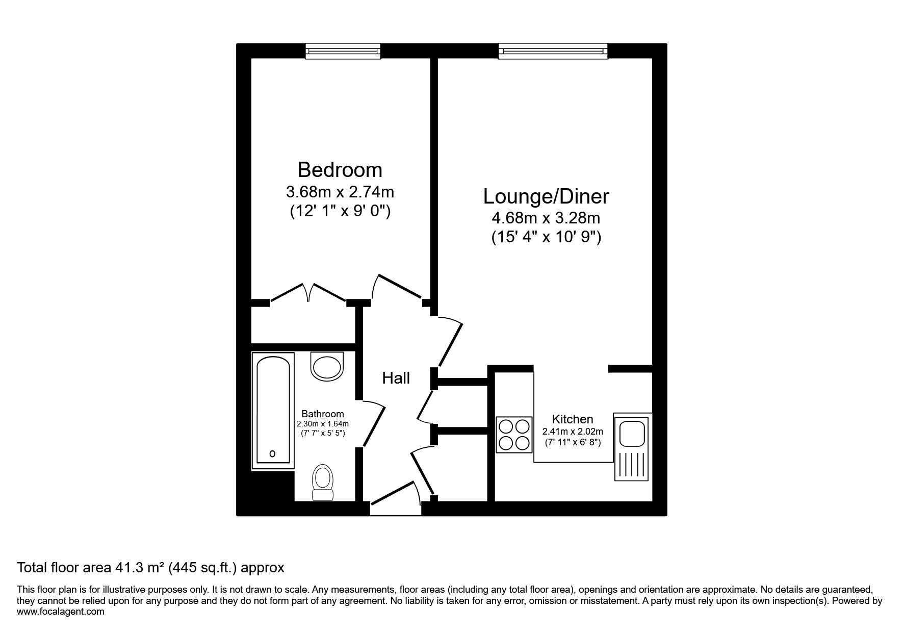 49, Parkside Lodge, Erith Road, Belvedere floorplan