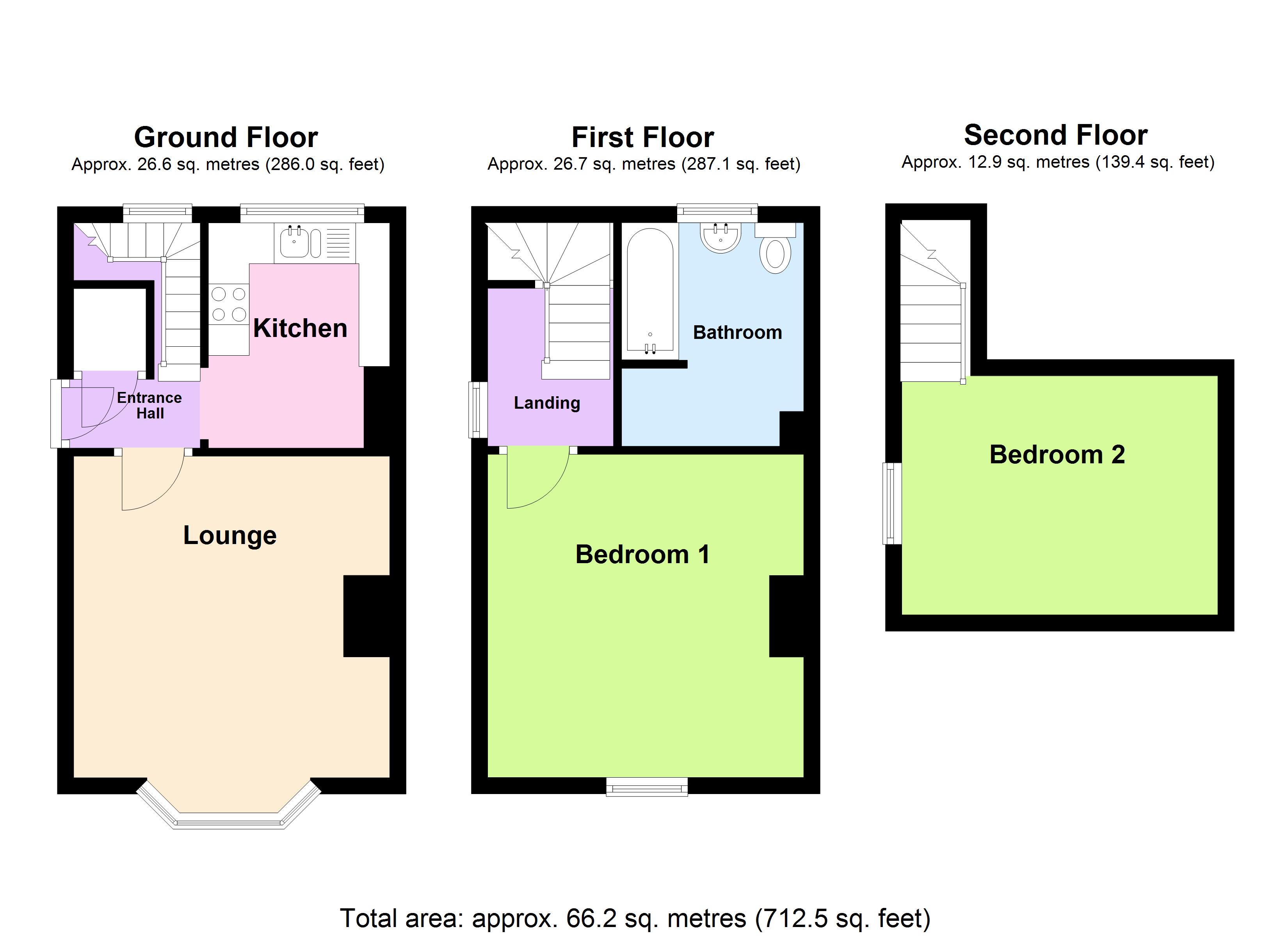 66, Oxford Street, South Yorkshire floorplan