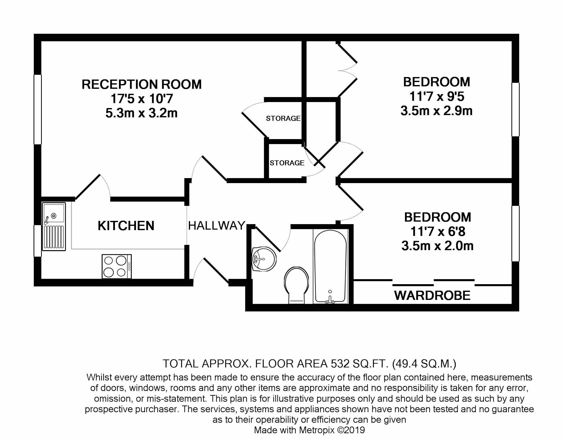 2 Bedrooms Maisonette to rent in Old Forge Road, Loudwater, High Wycombe HP10