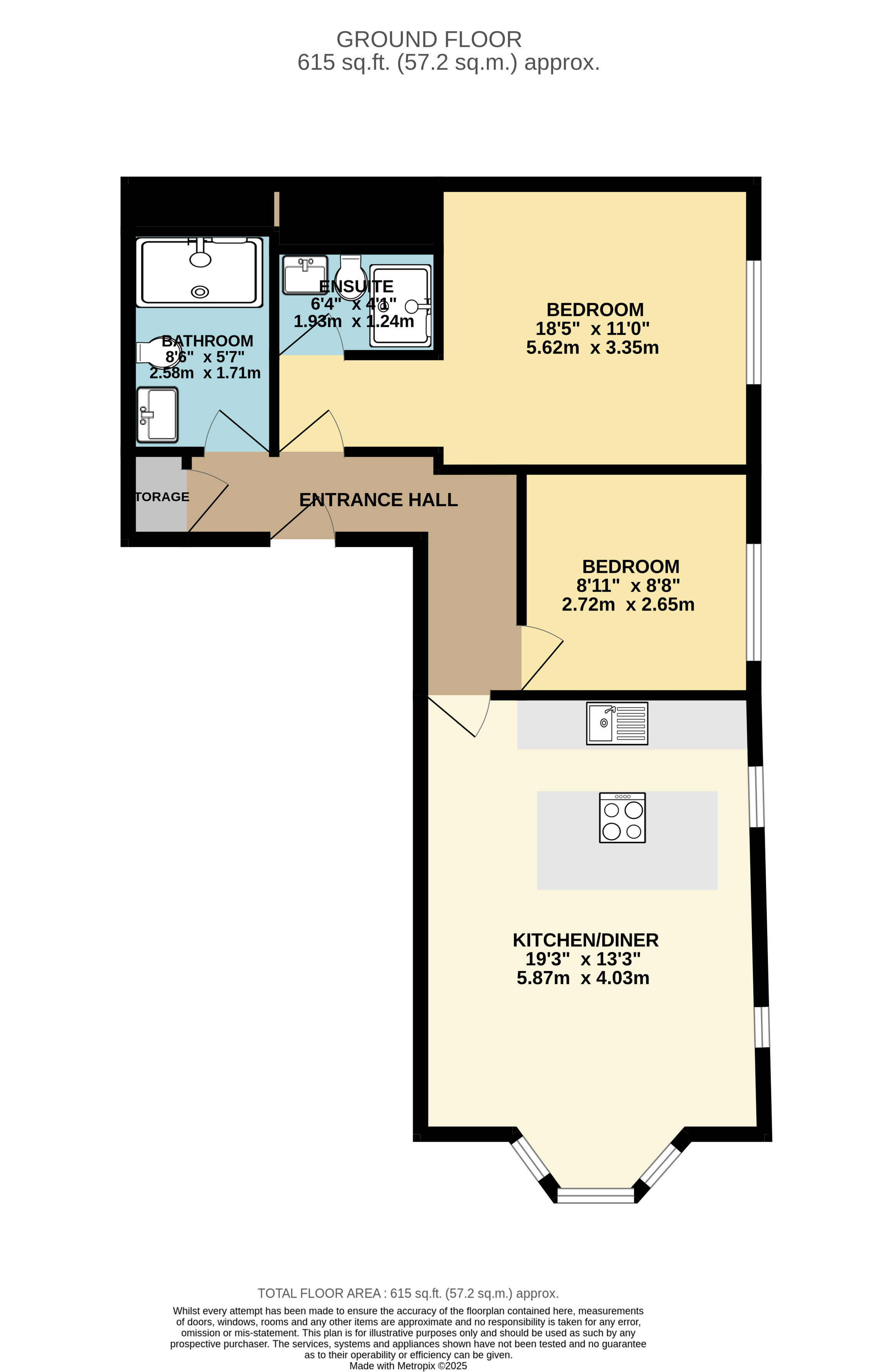 6, Ellenborough Park South , Weston-super-Mare floorplan